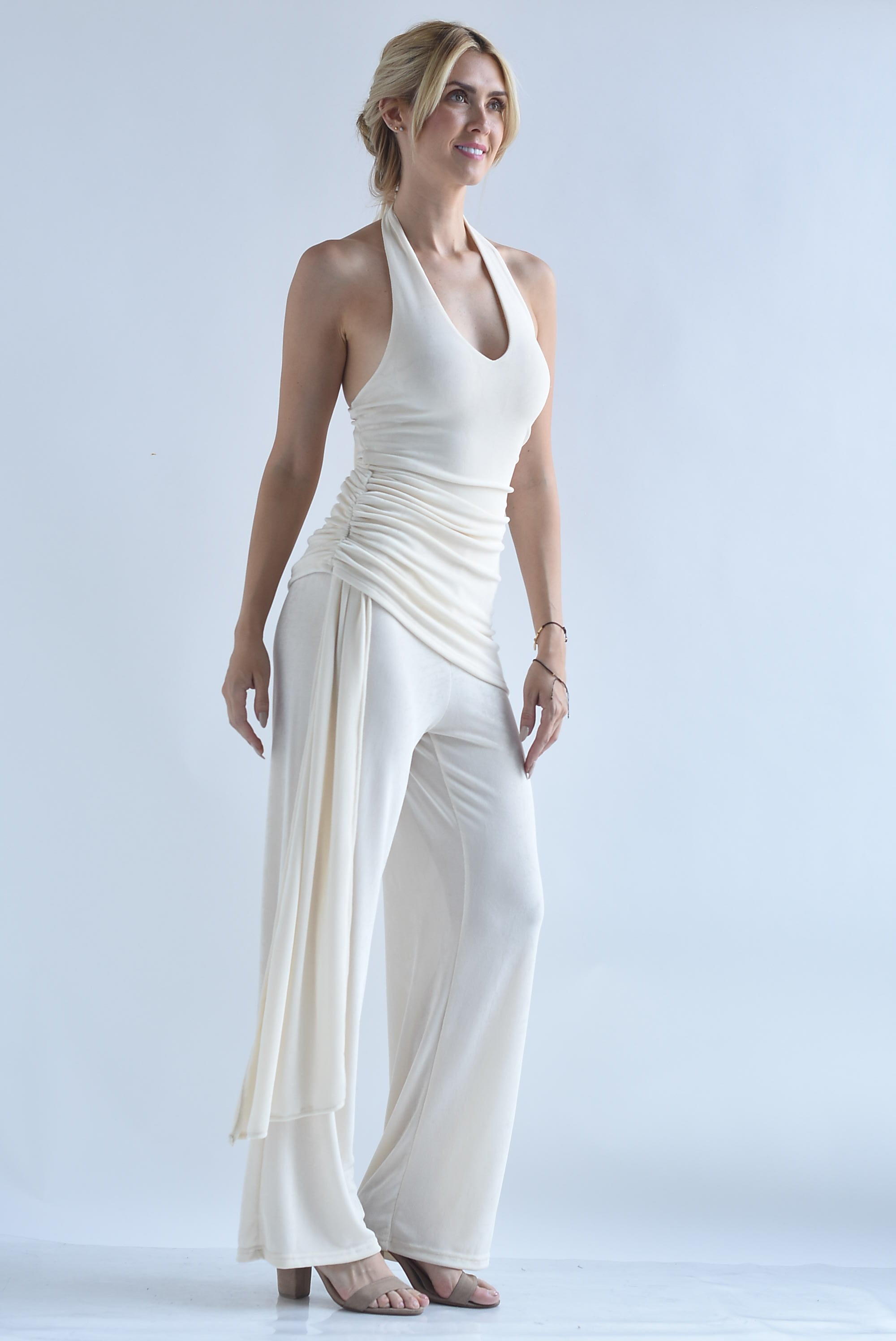 Jumpsuit blusón halter cauda