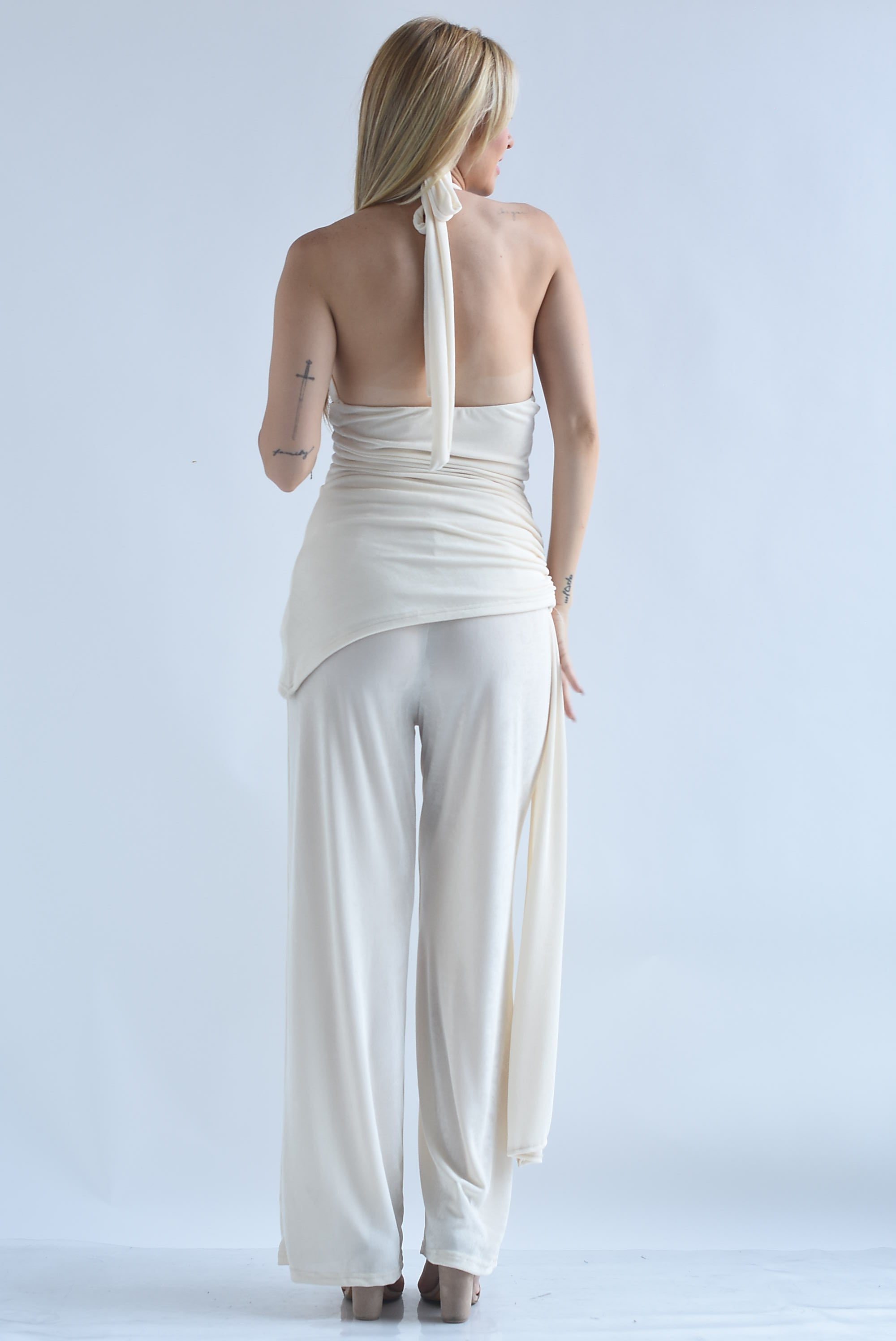Jumpsuit blusón halter cauda