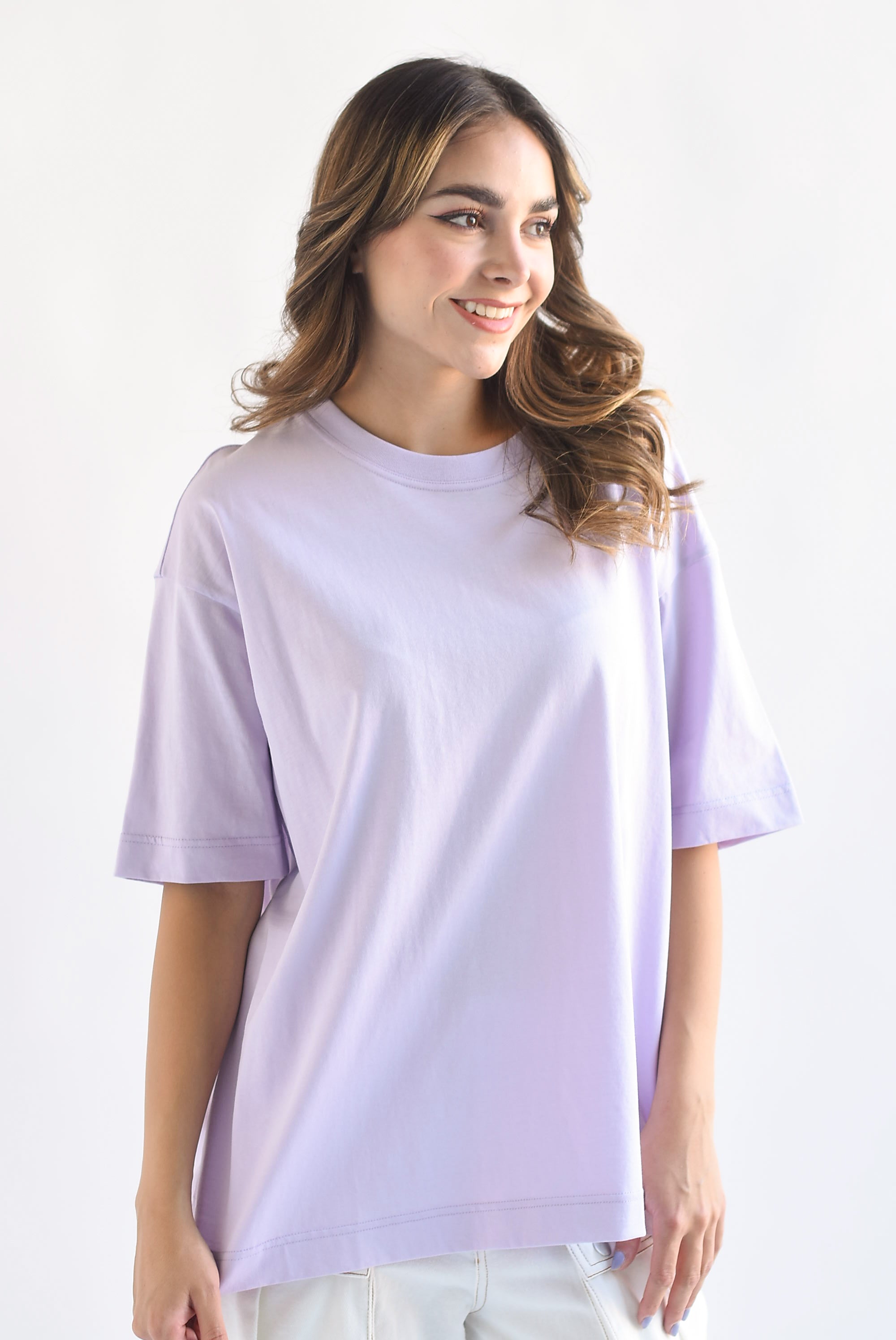 T-Shirt holgada Lila