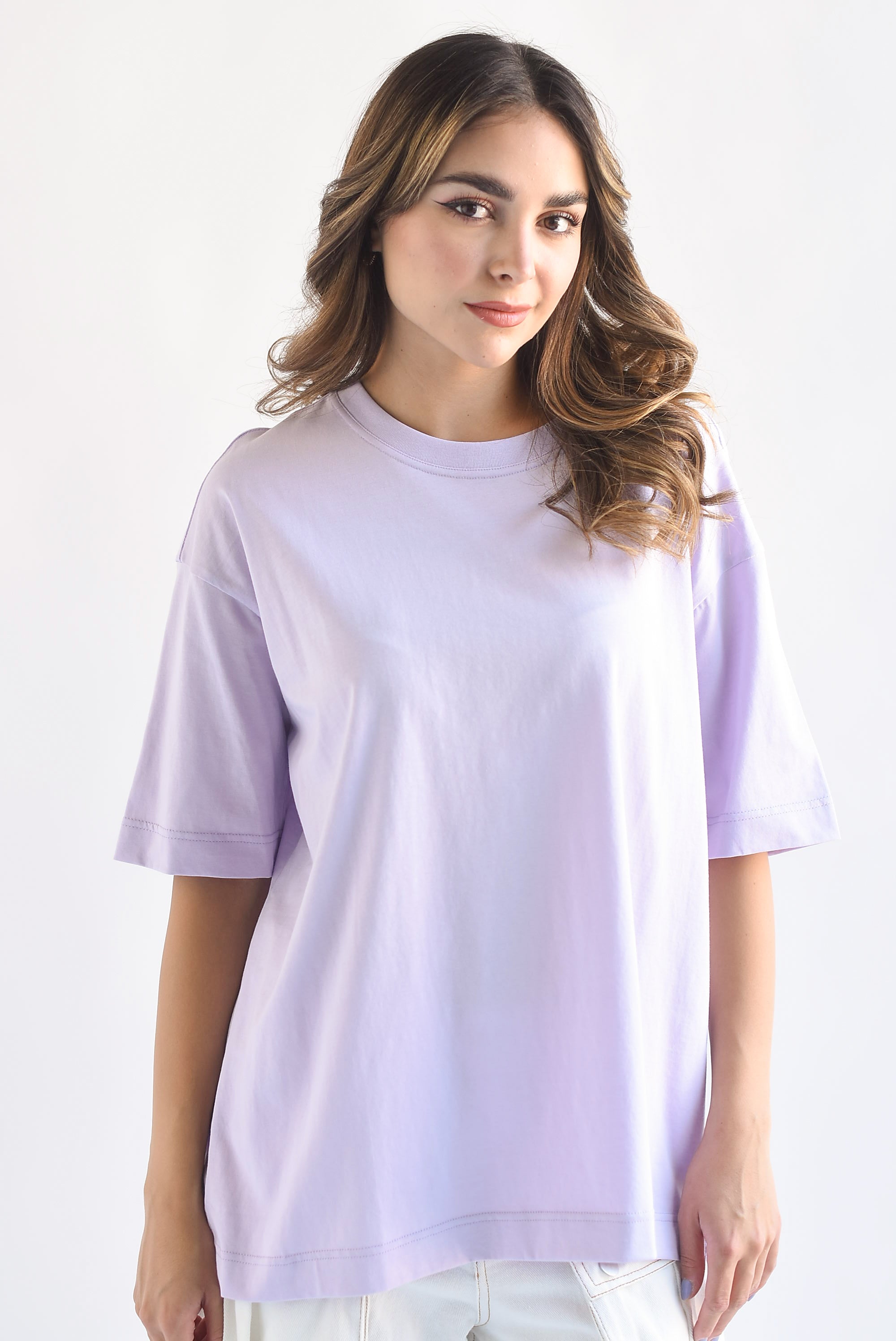 T-Shirt holgada Lila
