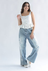 Fashion Styled Jeans encaje track