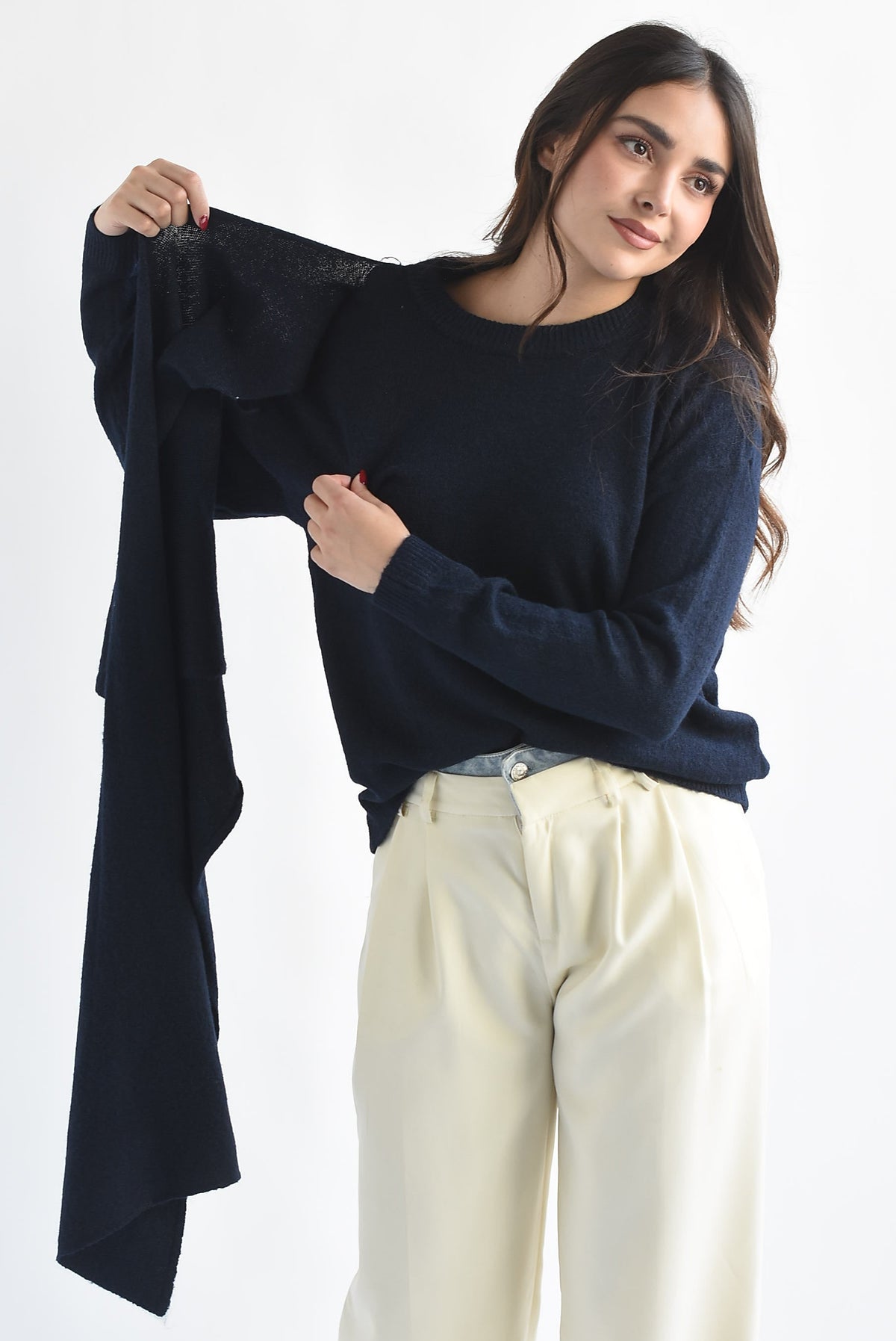 Sweater capa en sobreposición