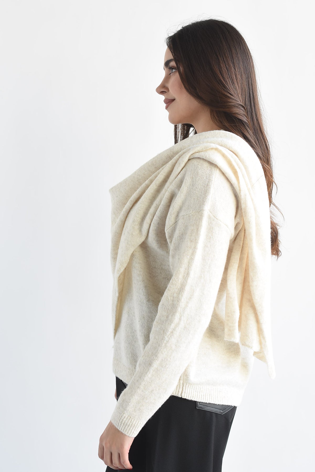 Sweater capa en sobreposición