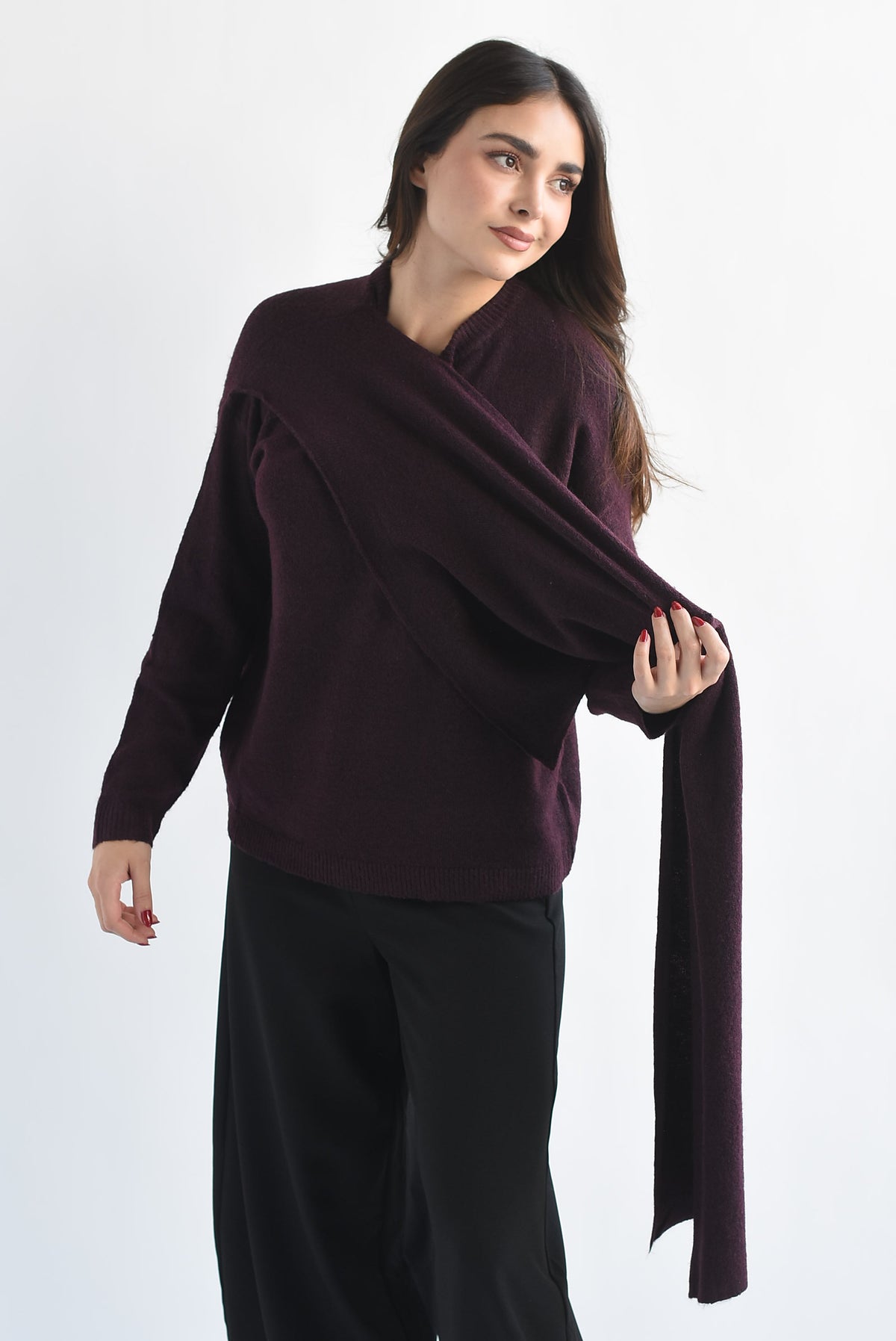 Sweater capa en sobreposición