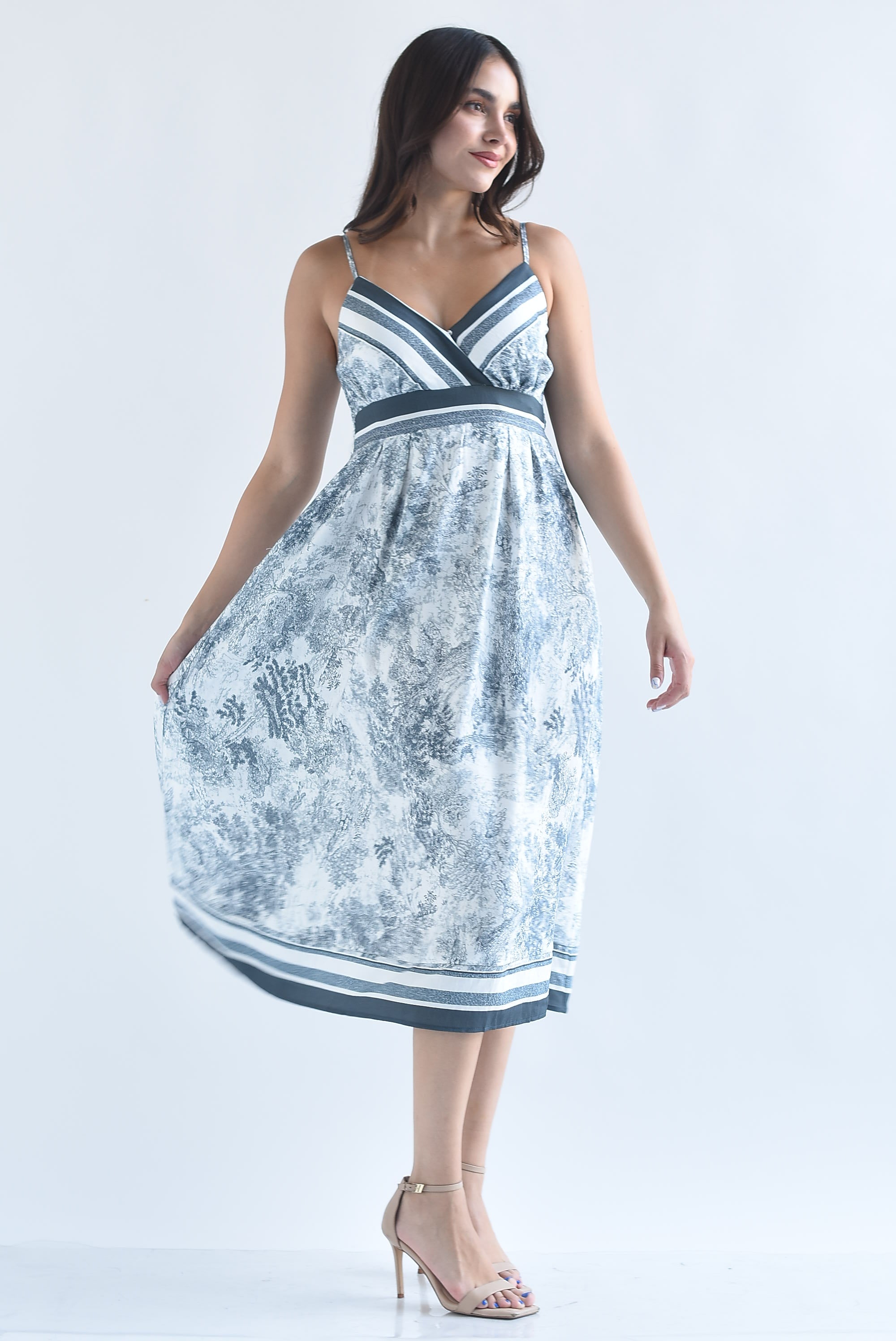 Vestido tirantes toilé
