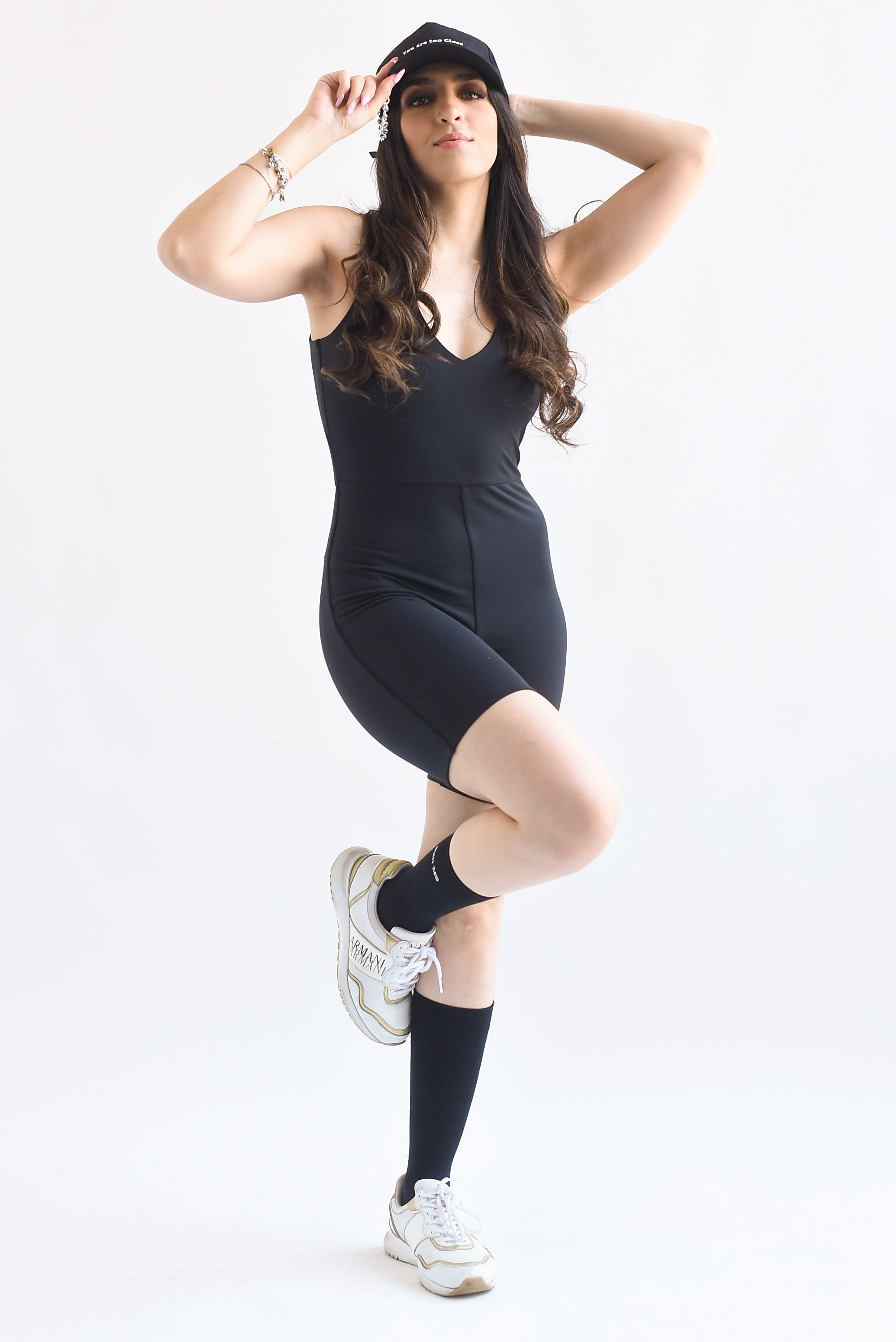 Romper Sport tirante grueso Negro