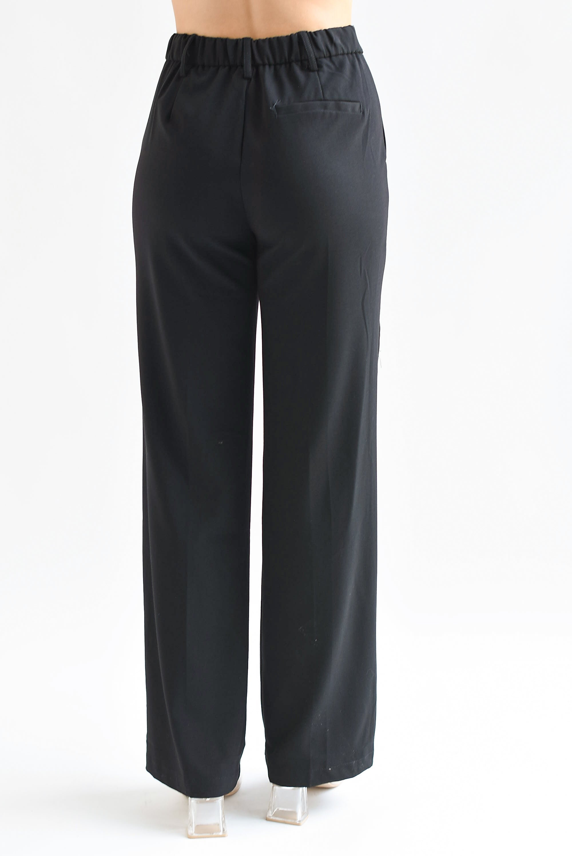 Pantalón pierna ancha Negro