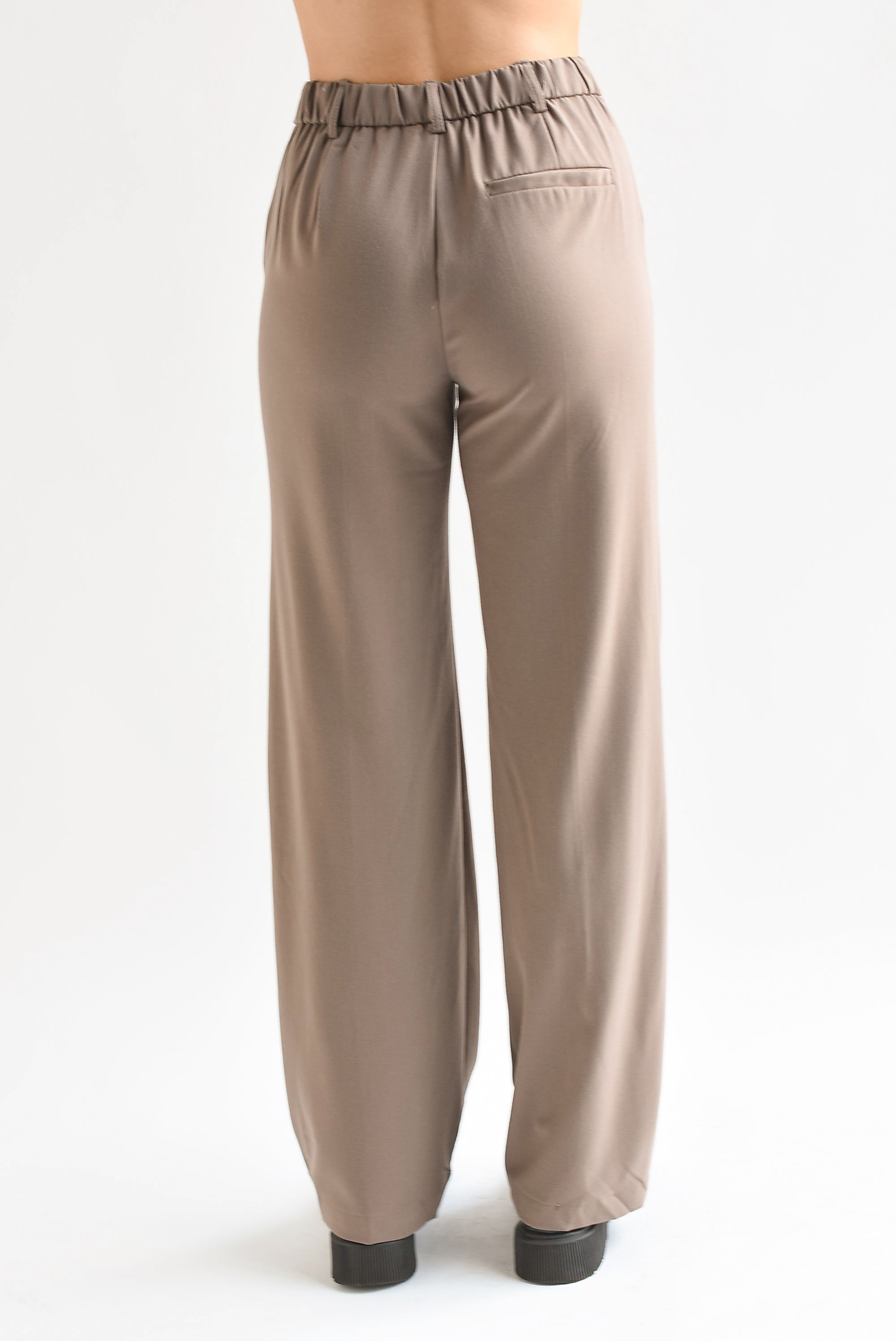 Pantalón pierna ancha Moka