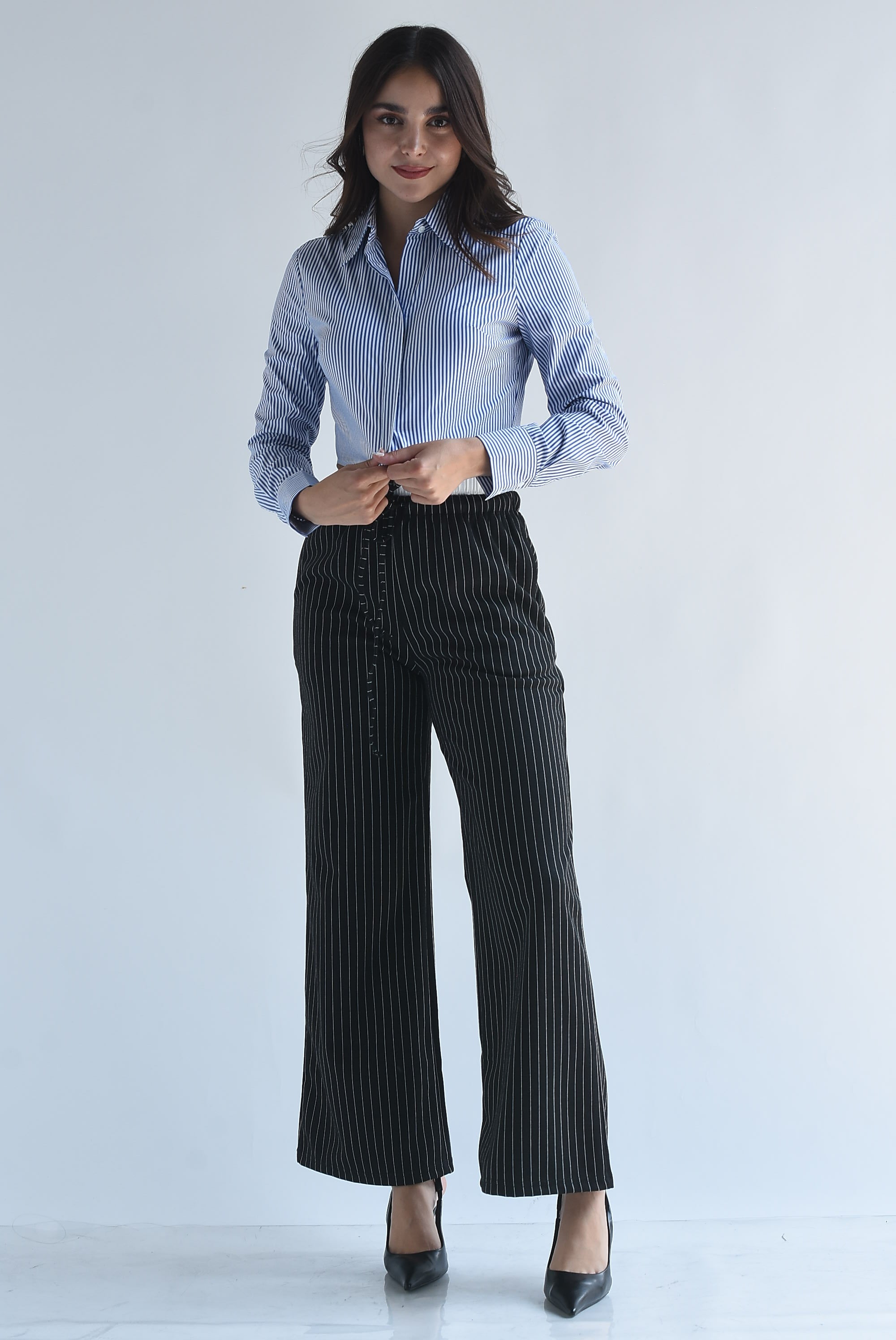 Pantalón rayas pretina Peeking Boxer
