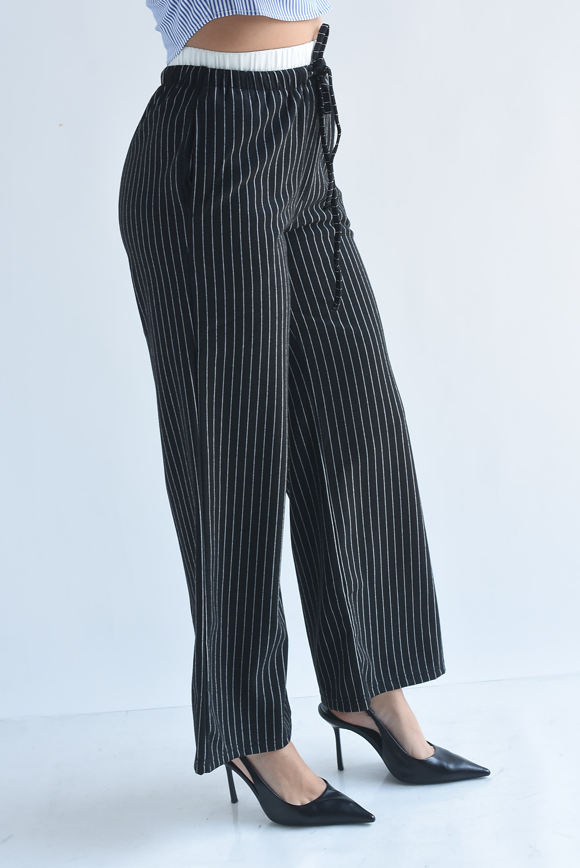 Pantalón rayas pretina Peeking Boxer