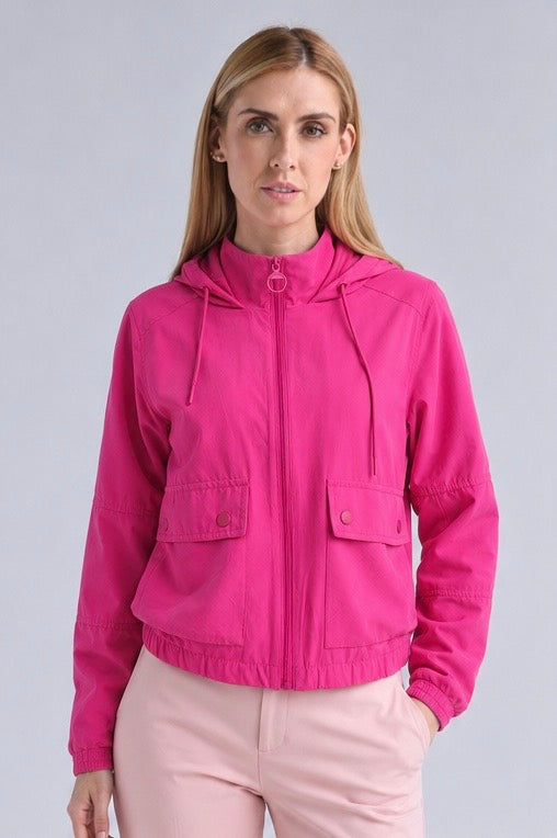 Chamarra bomber cargo hoodie