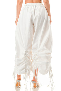 Fashion Styled Pantalón super wide drapeado Blanco