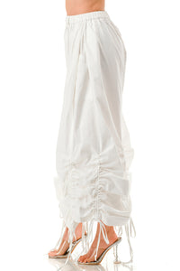 Fashion Styled Pantalón super wide drapeado Blanco