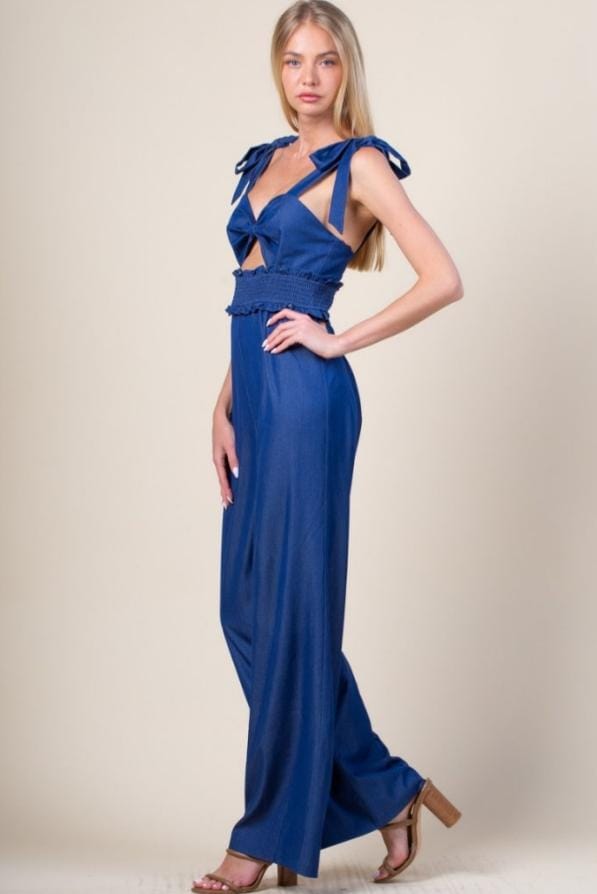 Jumpsuit moño Denim Dark