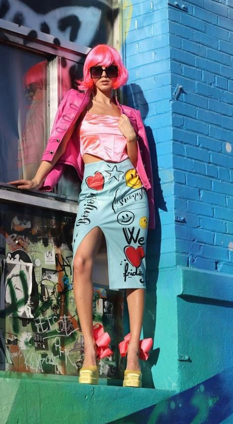 Militar jacket vinipiel Fiusha