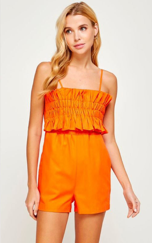 Romper corrugado Naranja
