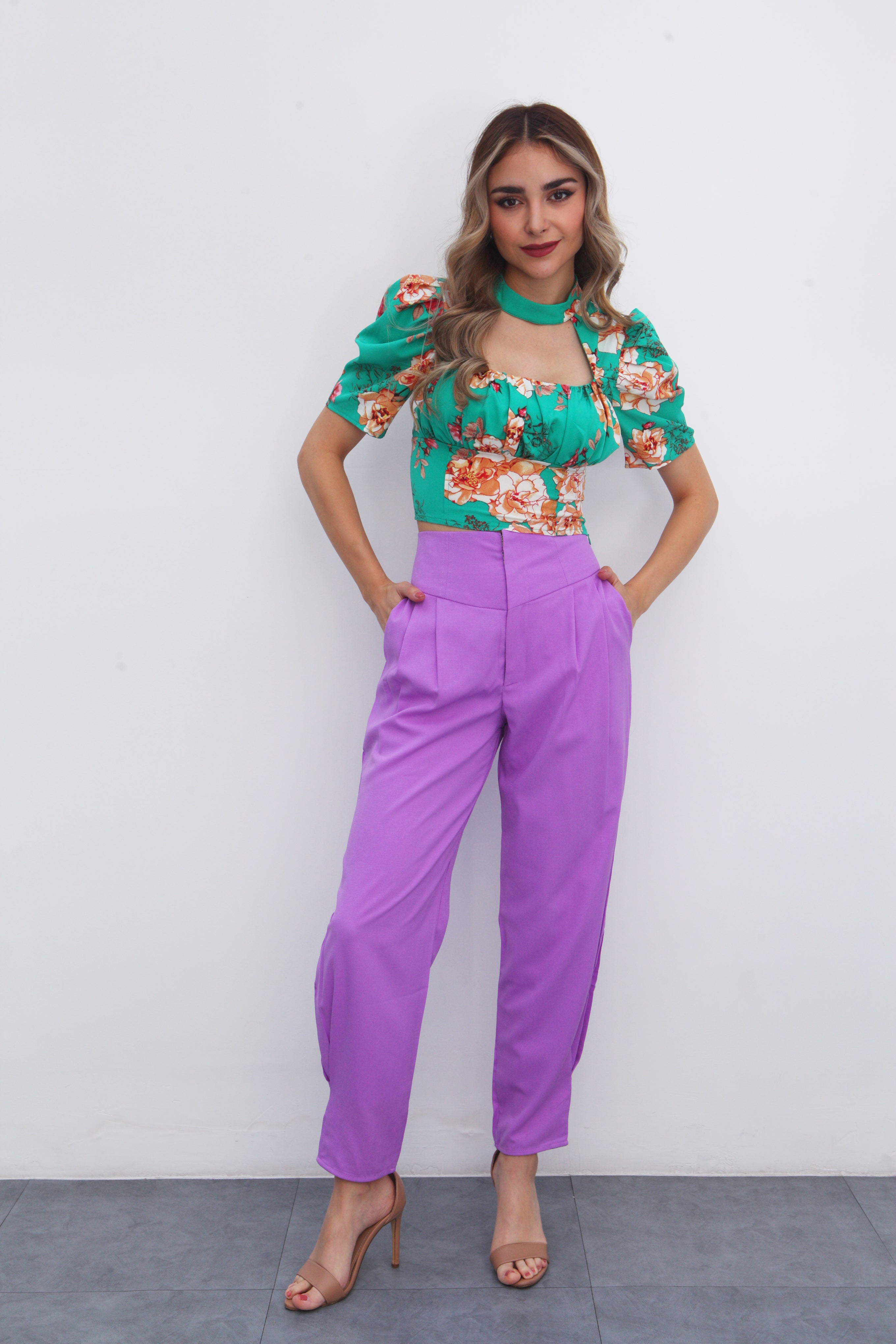 Pantalones vestir slouchy Lila
