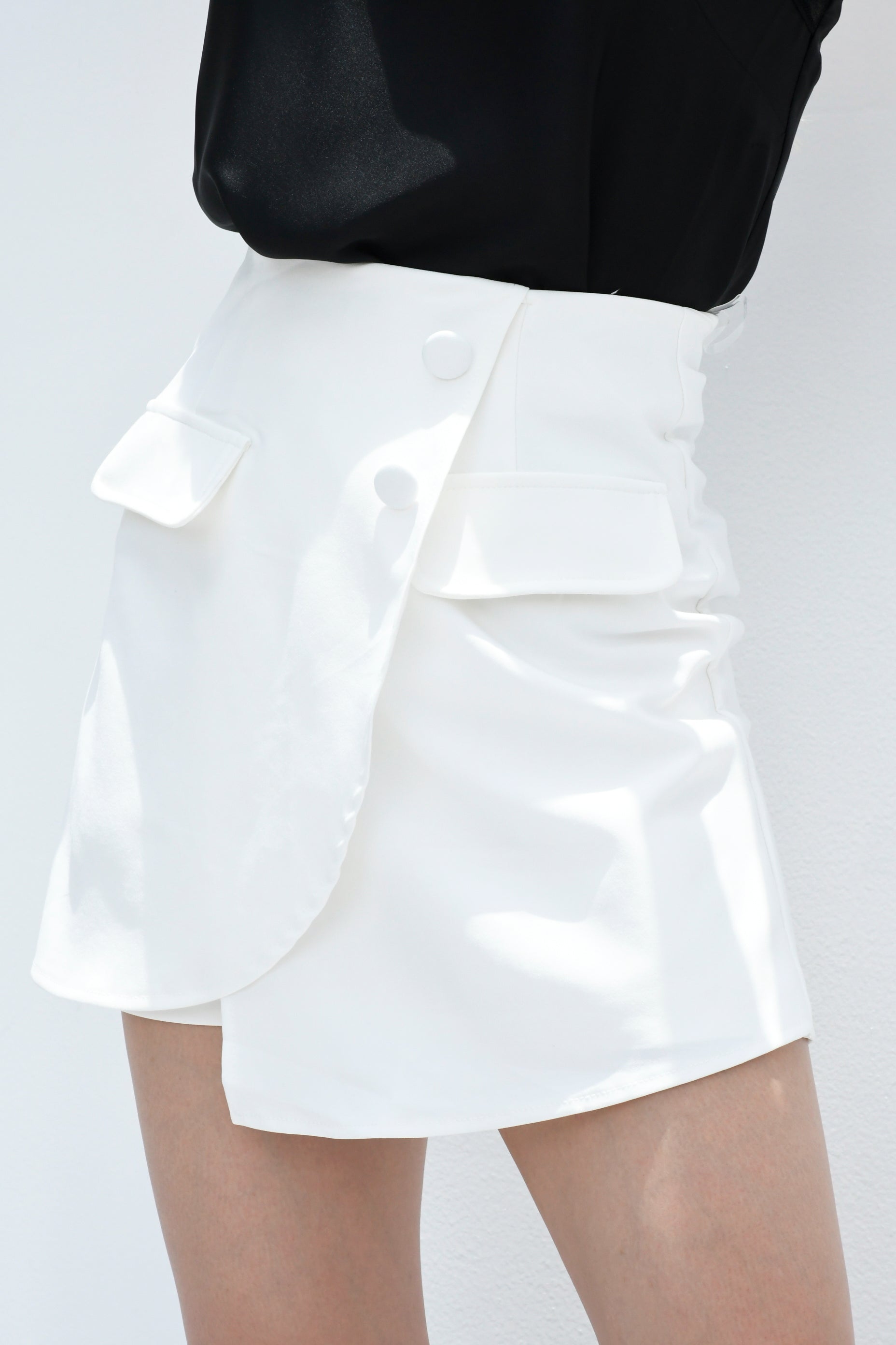 Set de Blazer y Falda-Short Blanco