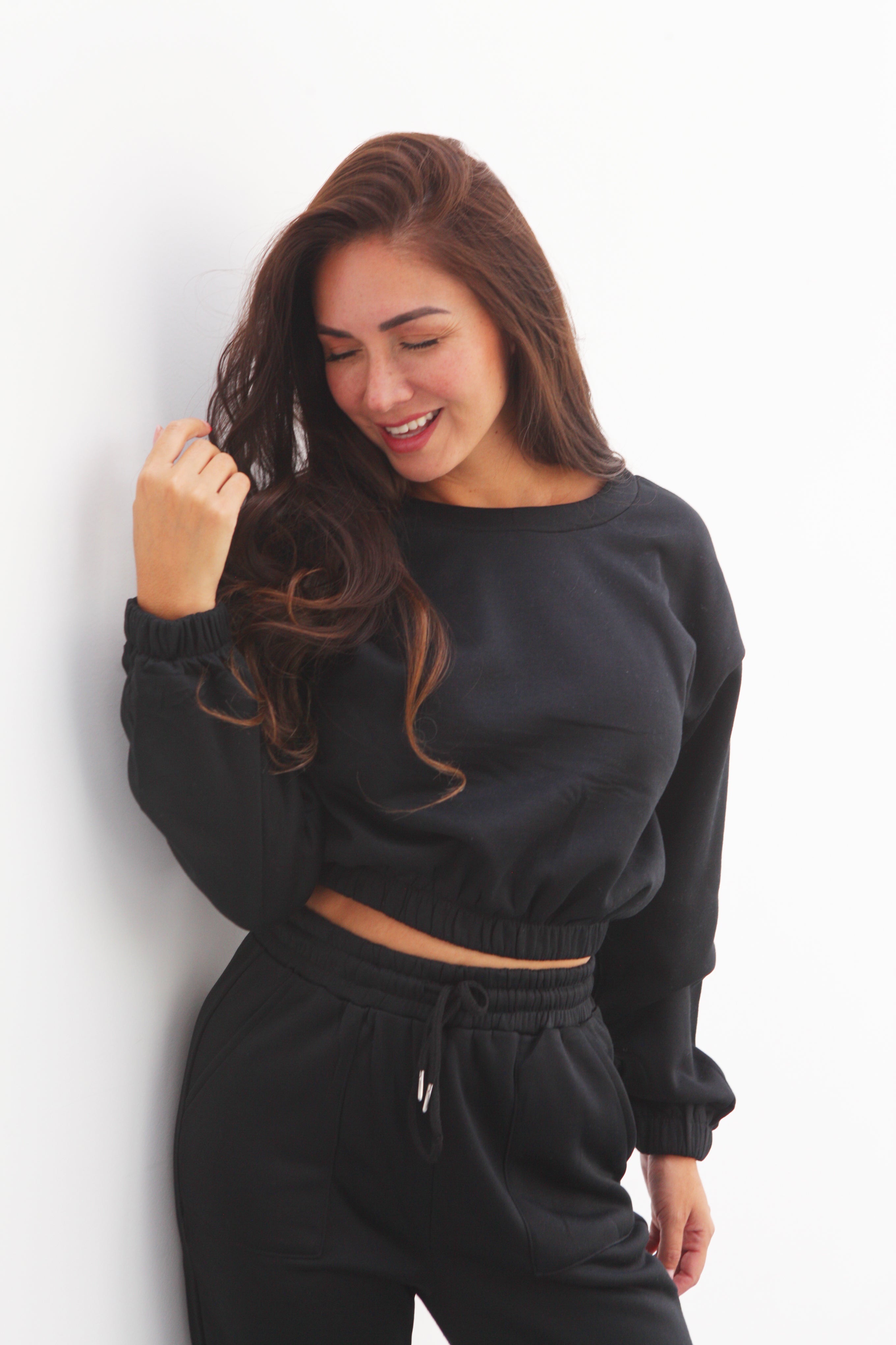 Set Jogger y Sudadera Negro