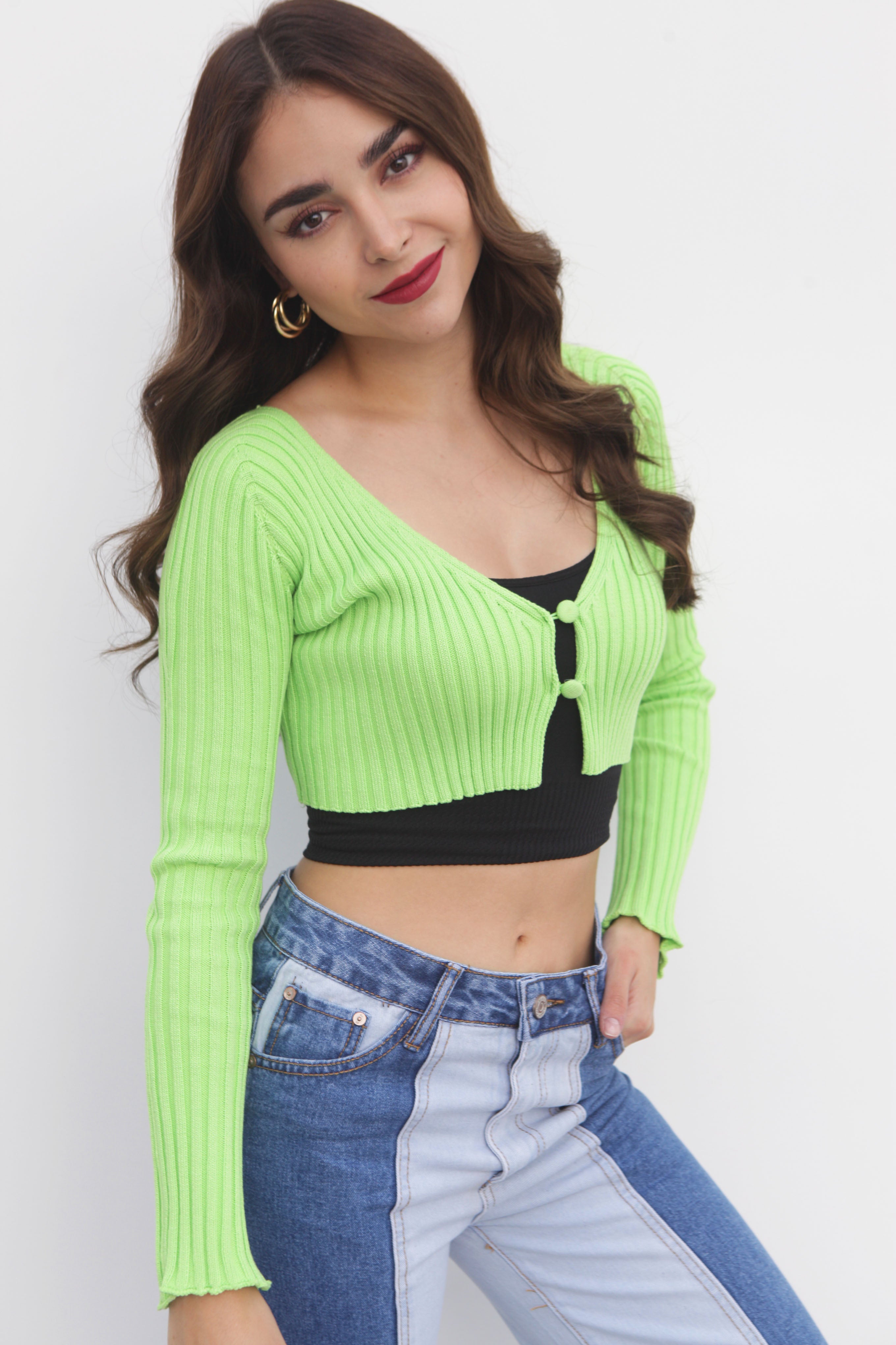 Sweater crop Verde