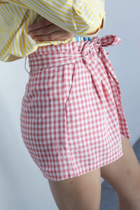 Fashion Styled Short cuadro vichy Rosa