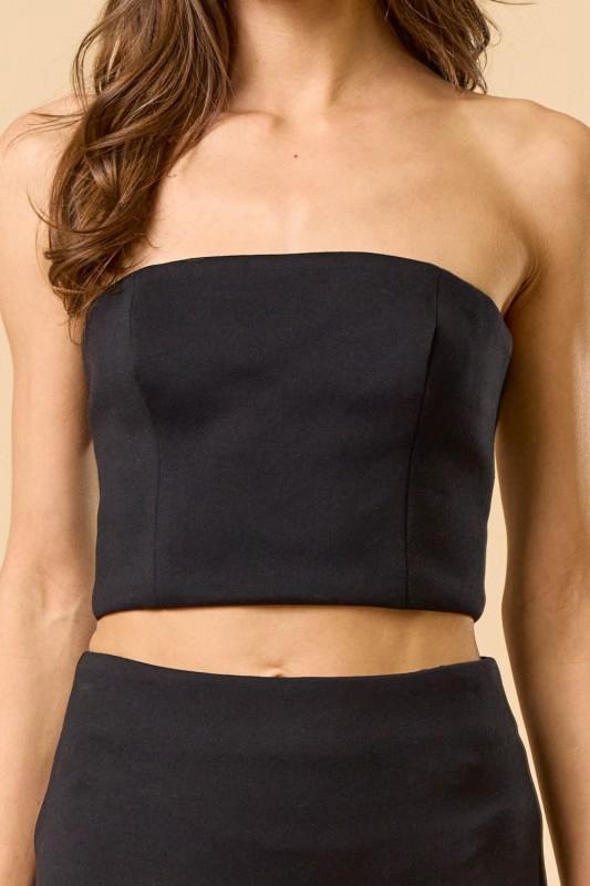 Set Falda olán y Top strapless