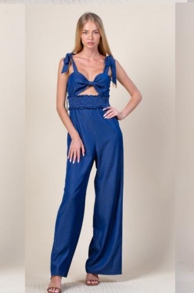 Jumpsuit moño Denim Dark