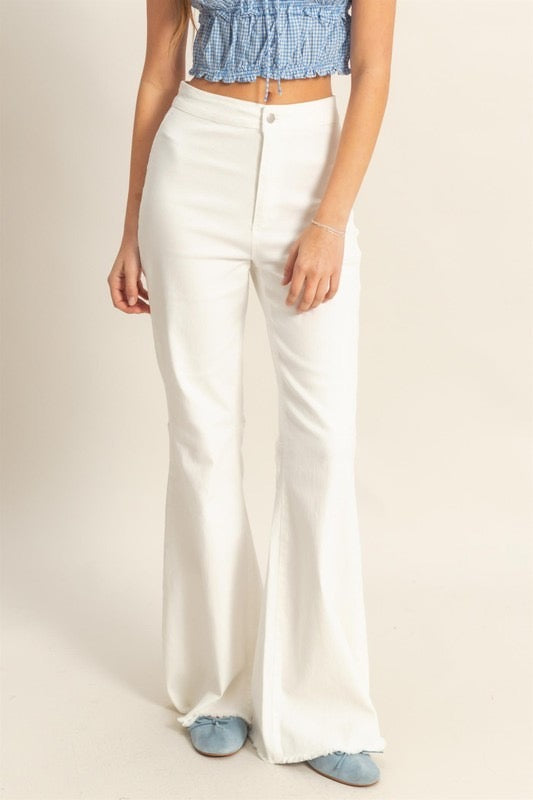 Jeans campana Denim Blanco