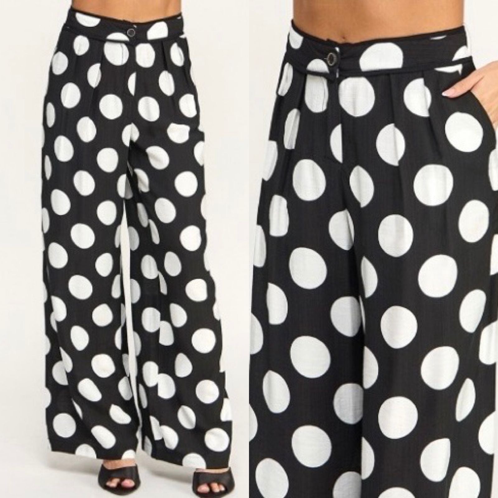 Pantalón polka dots chunky