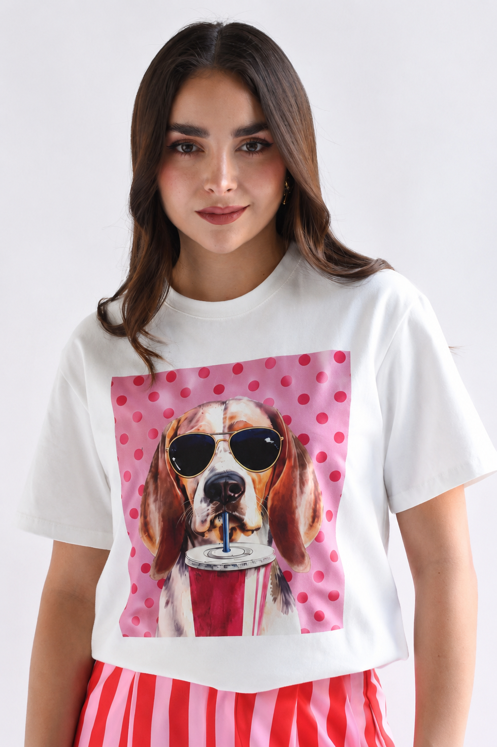 T-Shirt perro gafas