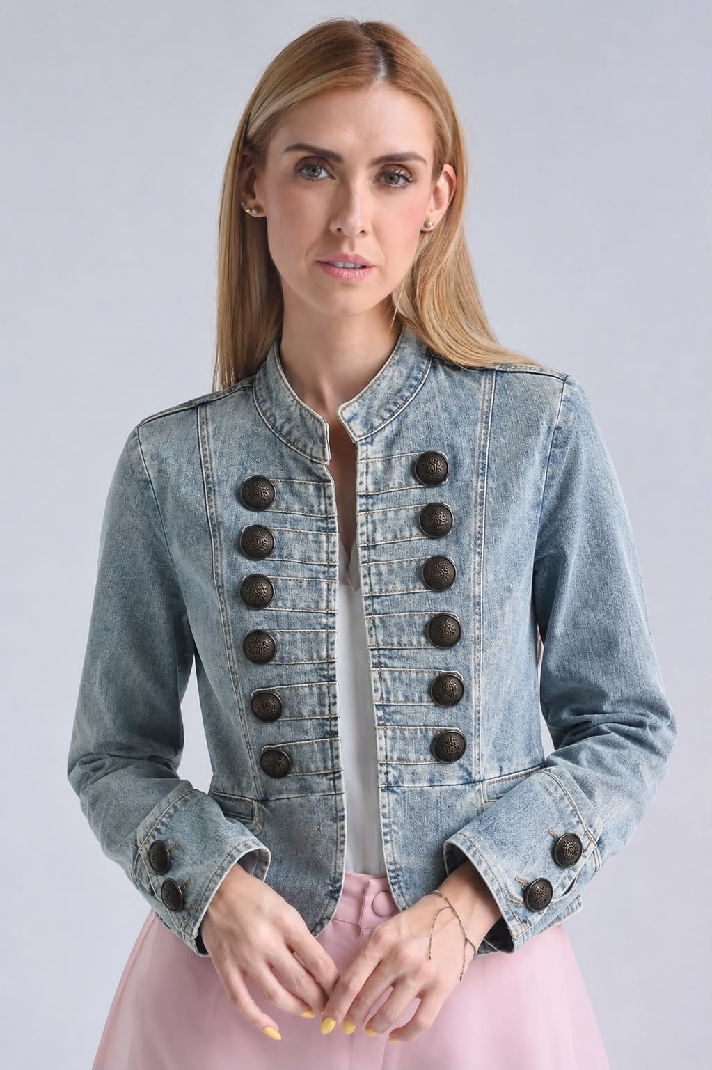 Blazer militar Denim