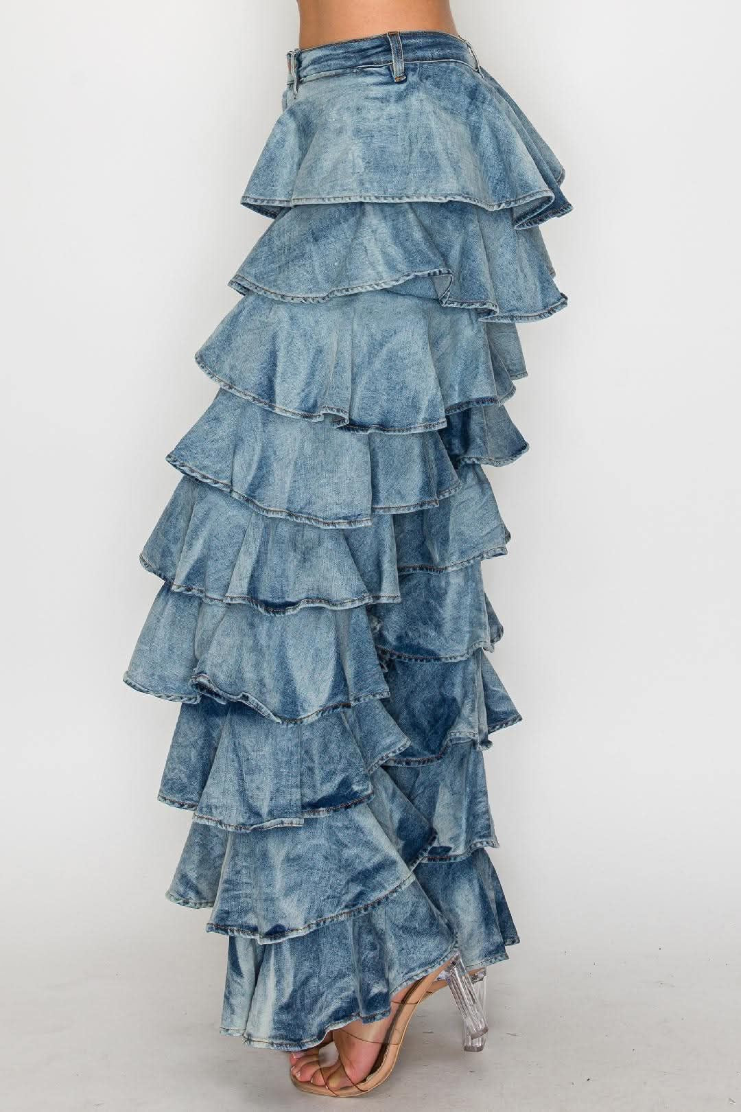 Jeans multi olanes acidwash