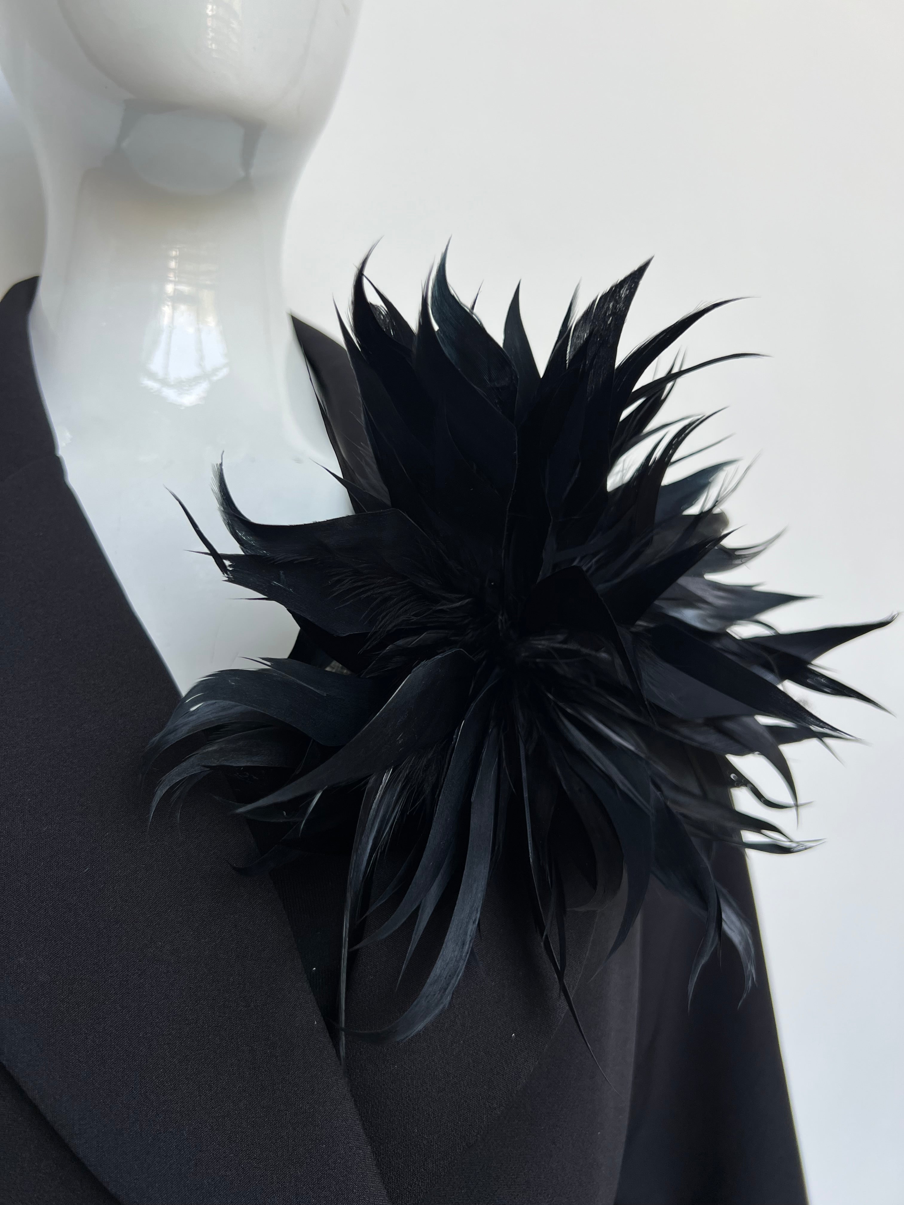 Broche plumas