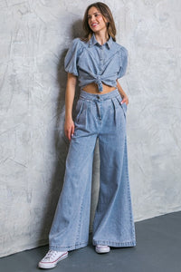 Fashion Styled Jeans súper wide leg