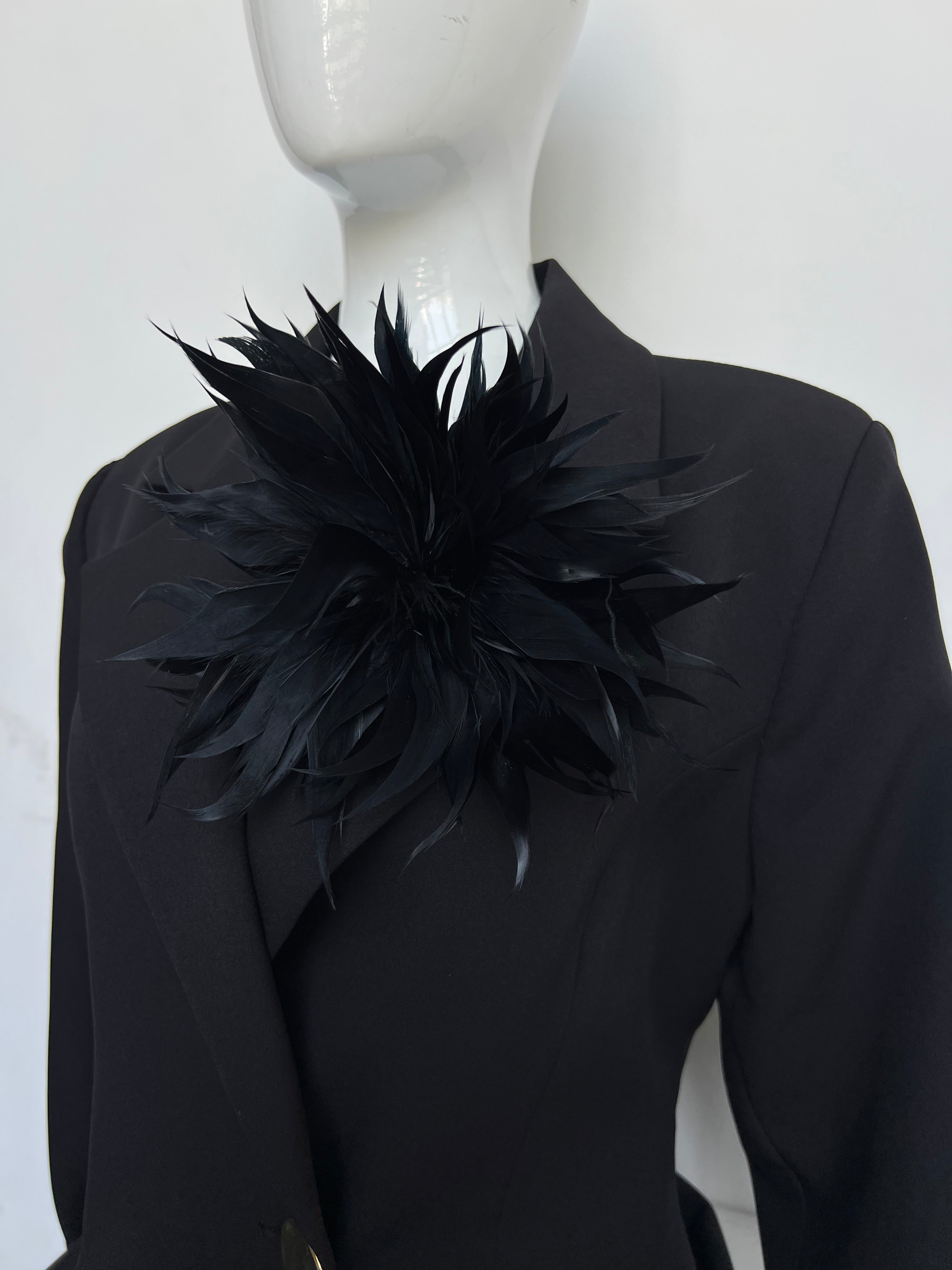 Broche plumas