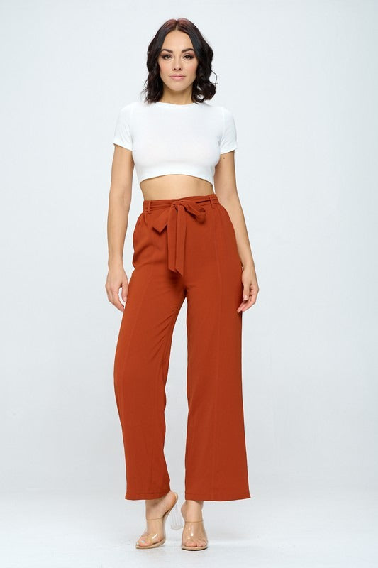 Pantalón pierna botones cinta Shedron