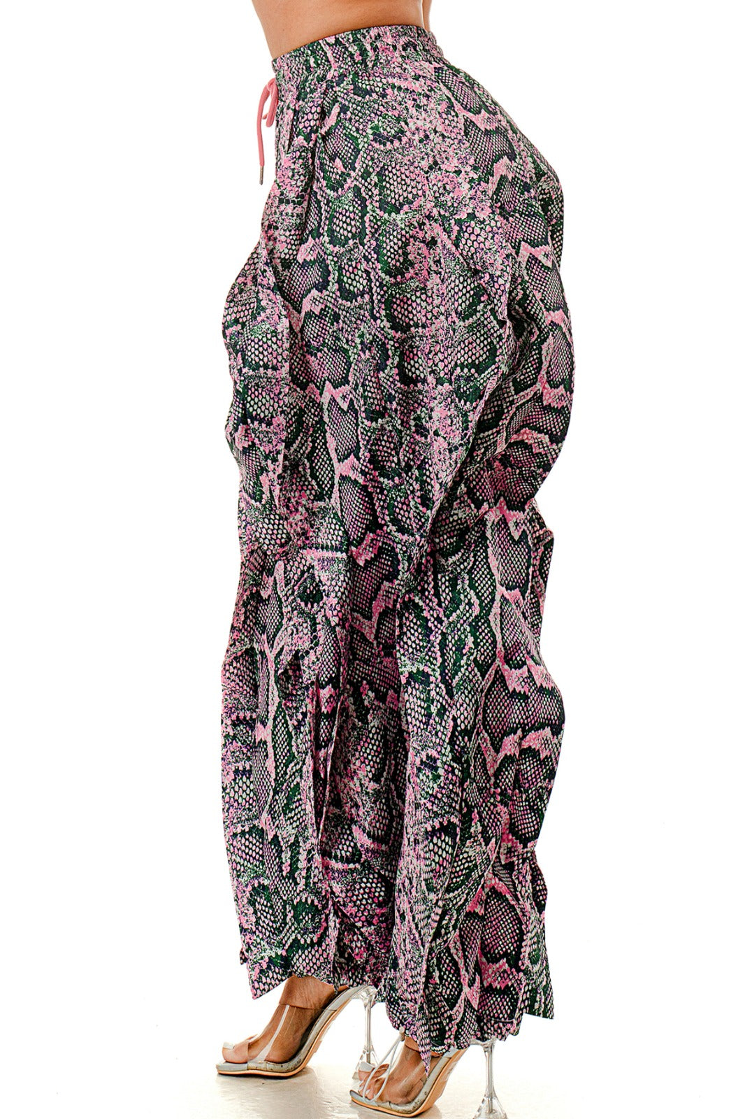 Pantalón Parachute ondas Snake Print