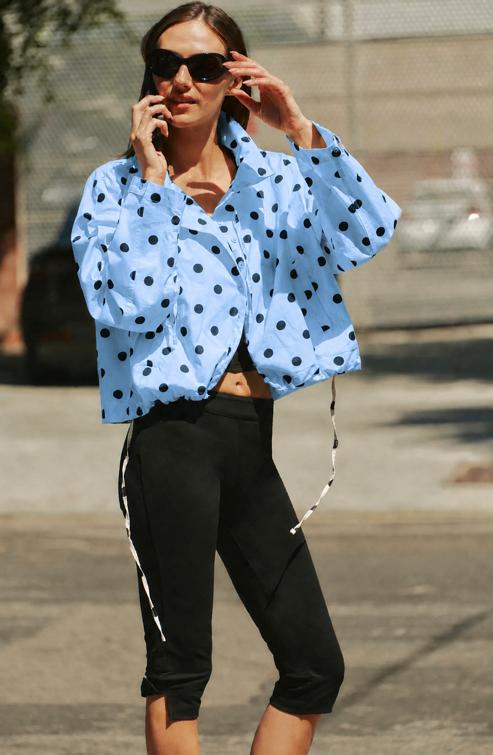 Chamarra polka dots jaretas