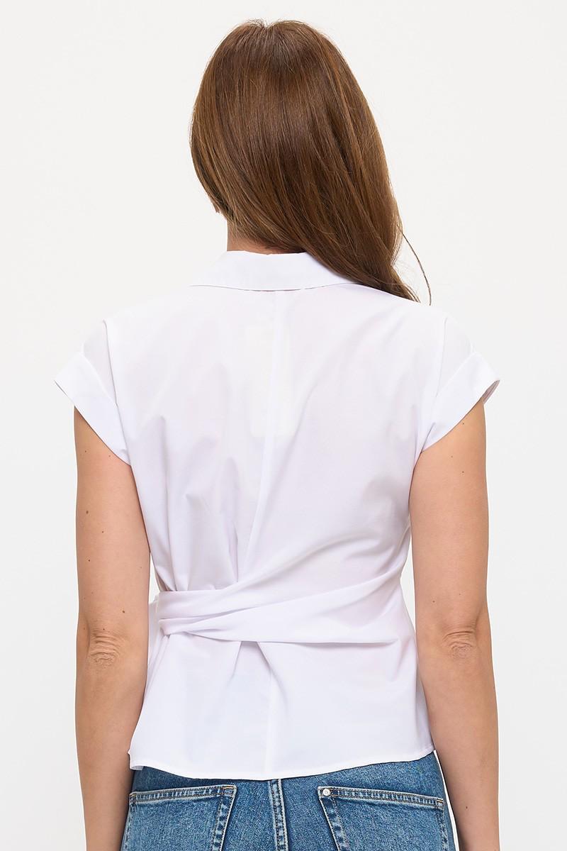 Camisa manga corta nudo