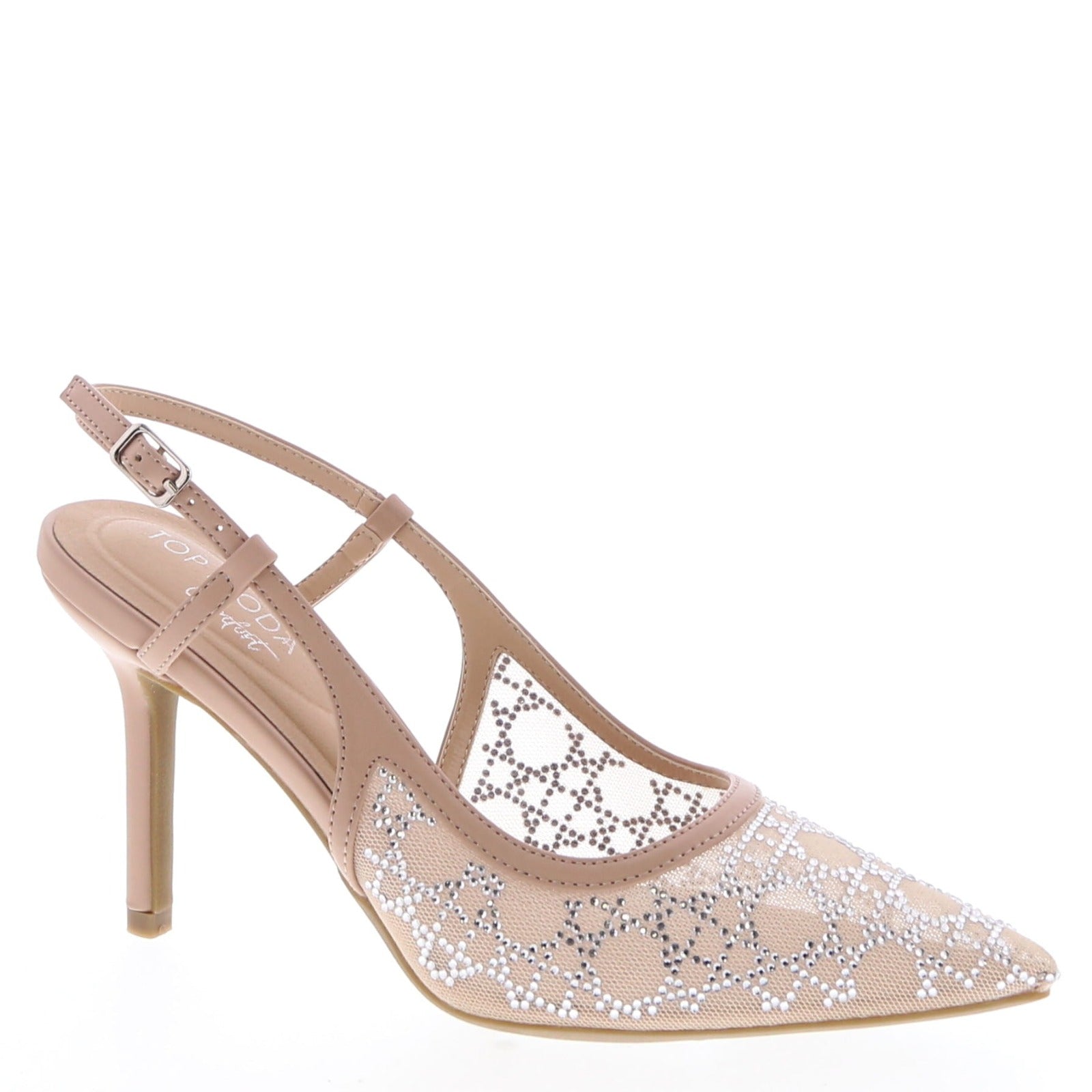 Zapatilla mesh y brillos