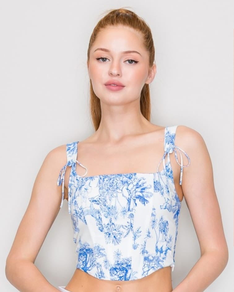 Top corset Toilé