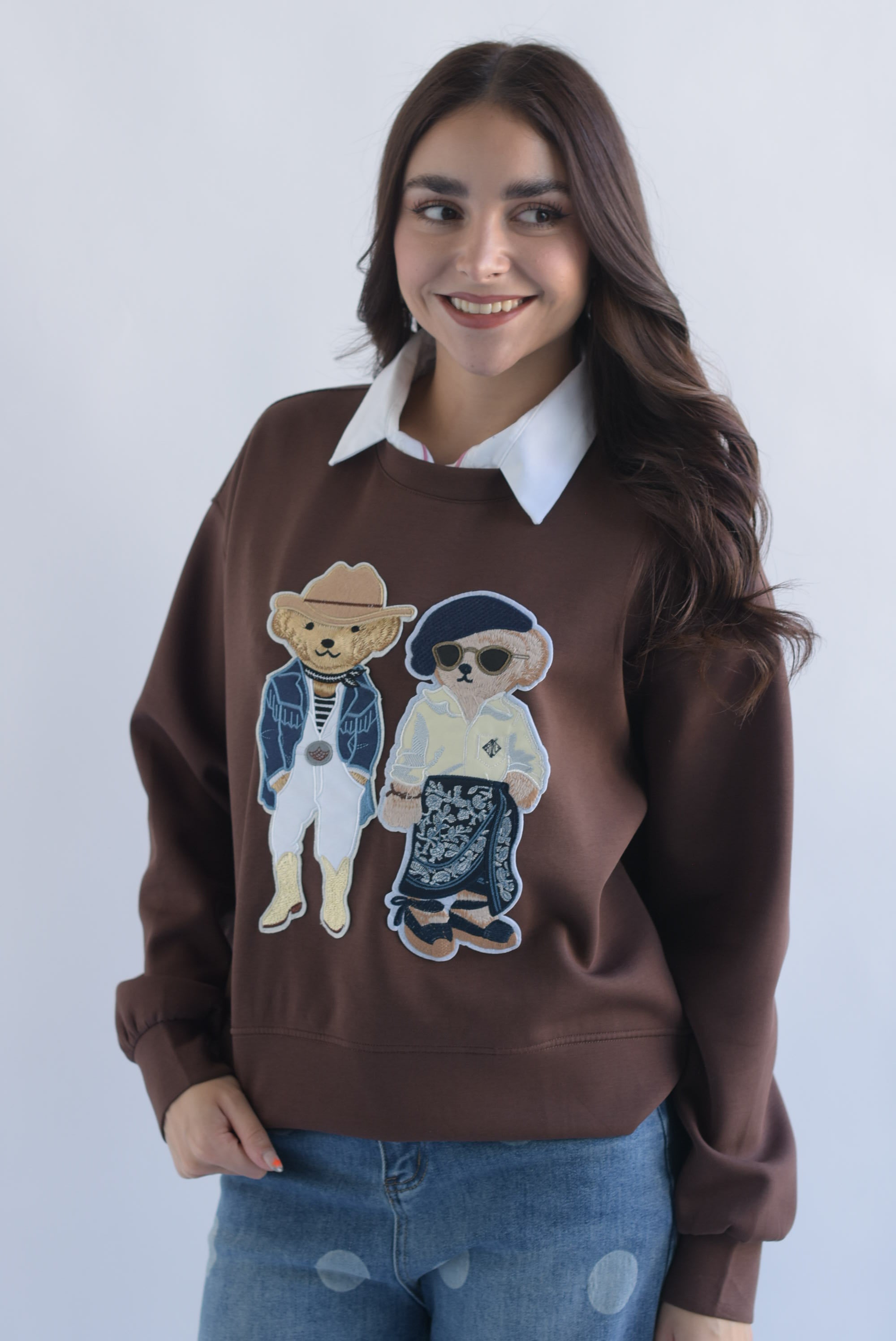 Sudadera osos sombrero