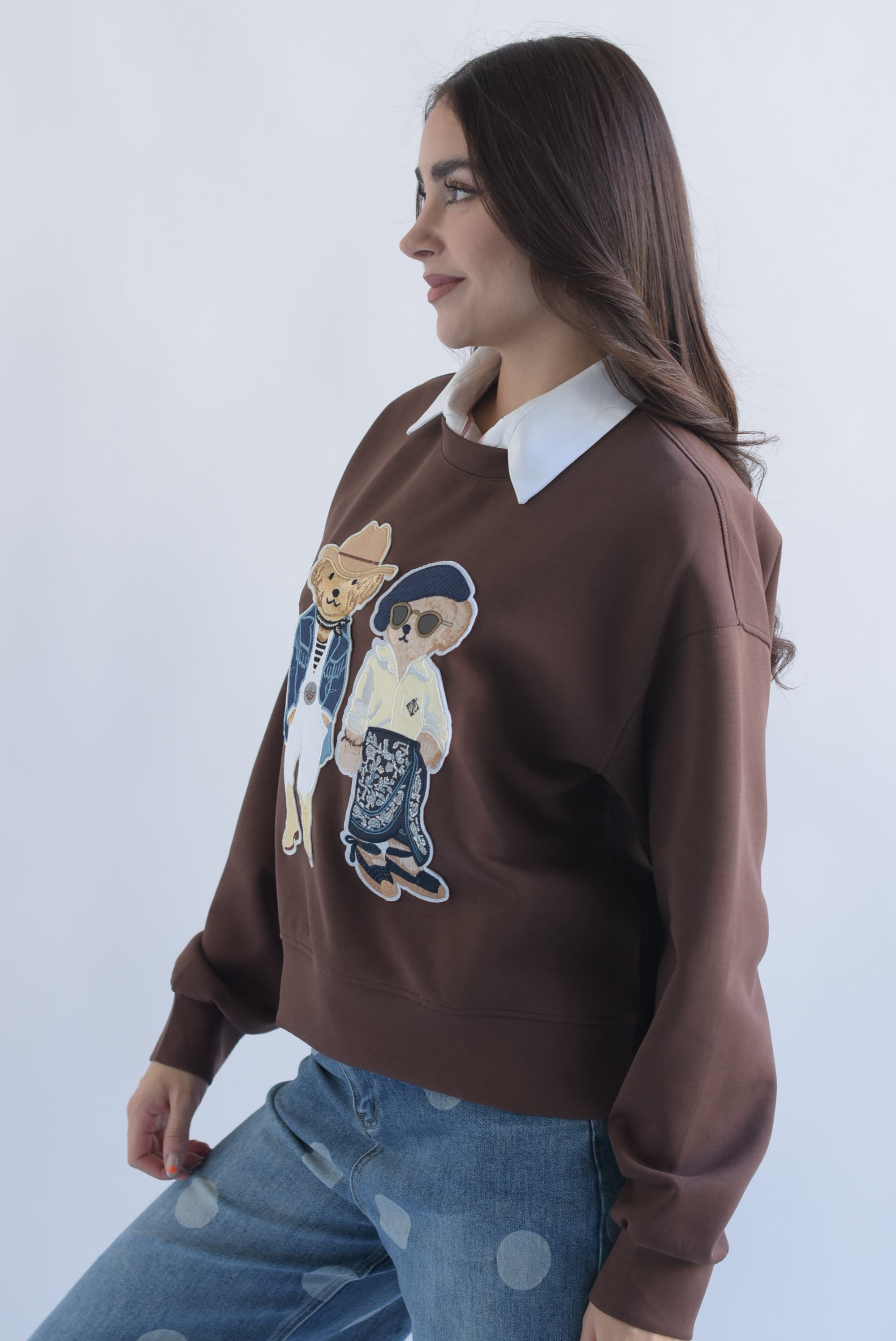 Sudadera osos sombrero