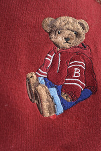 Fashion Styled Sweater oso hoddie Rojo