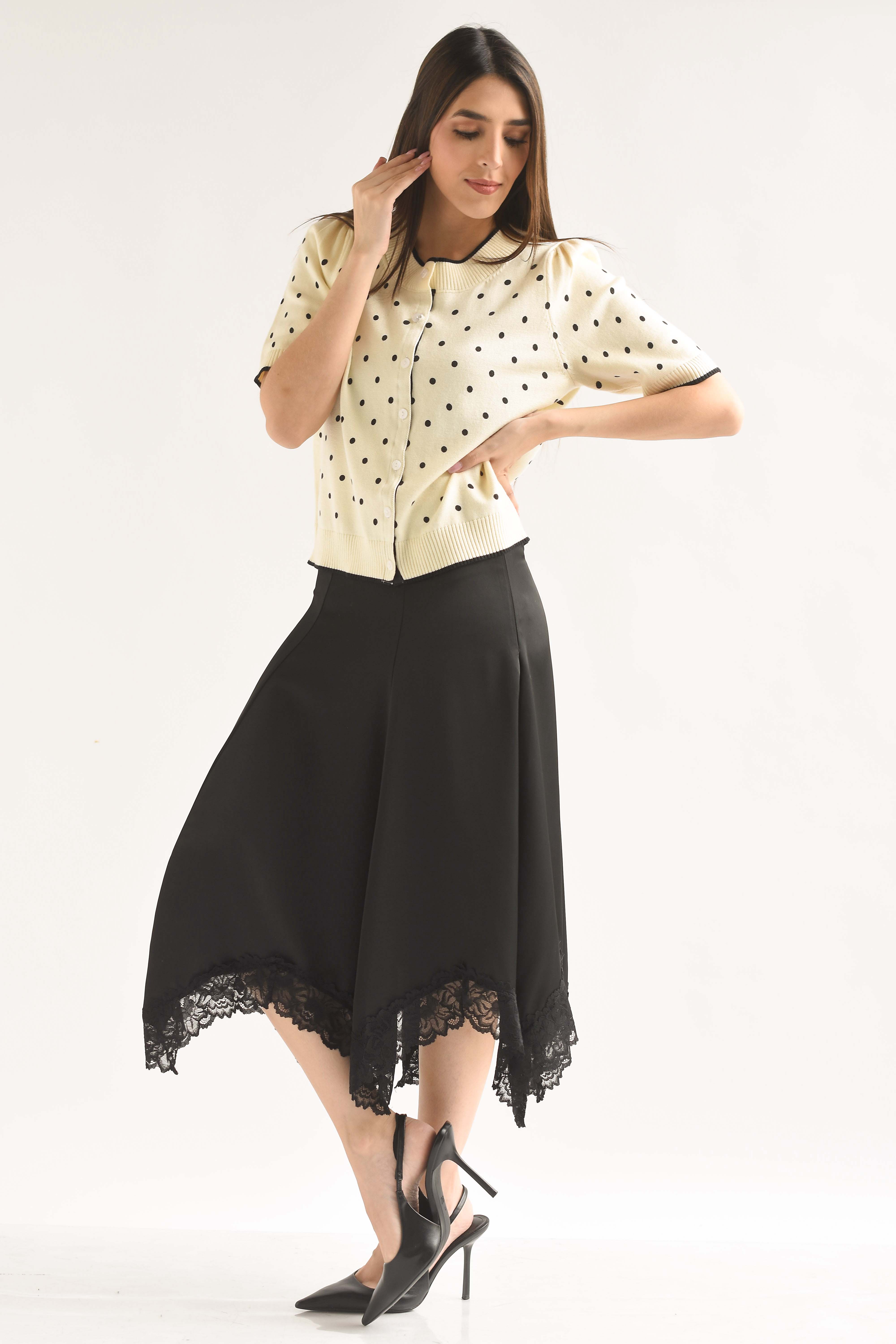 Blusa punto polka dots