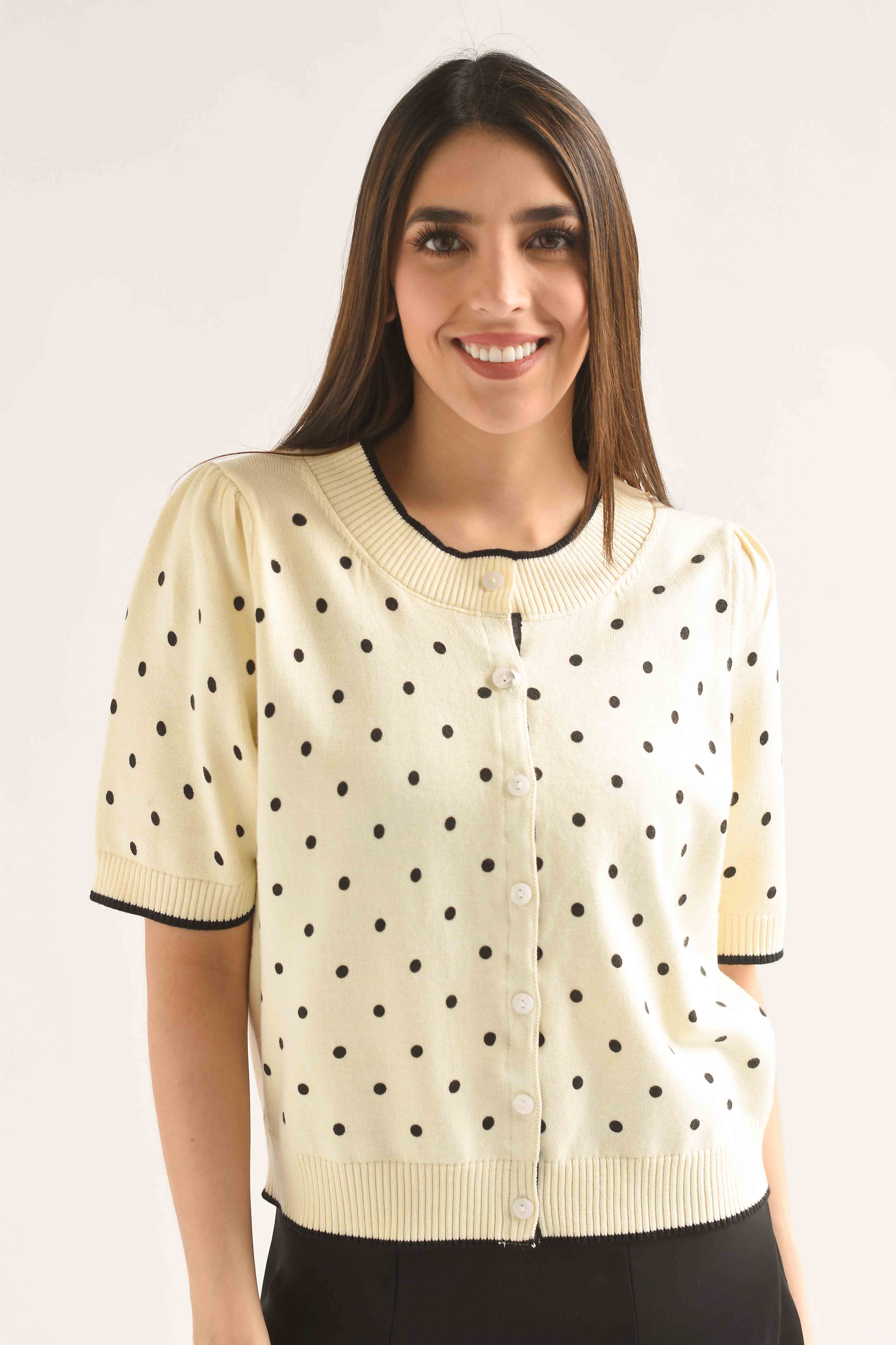Blusa punto polka dots