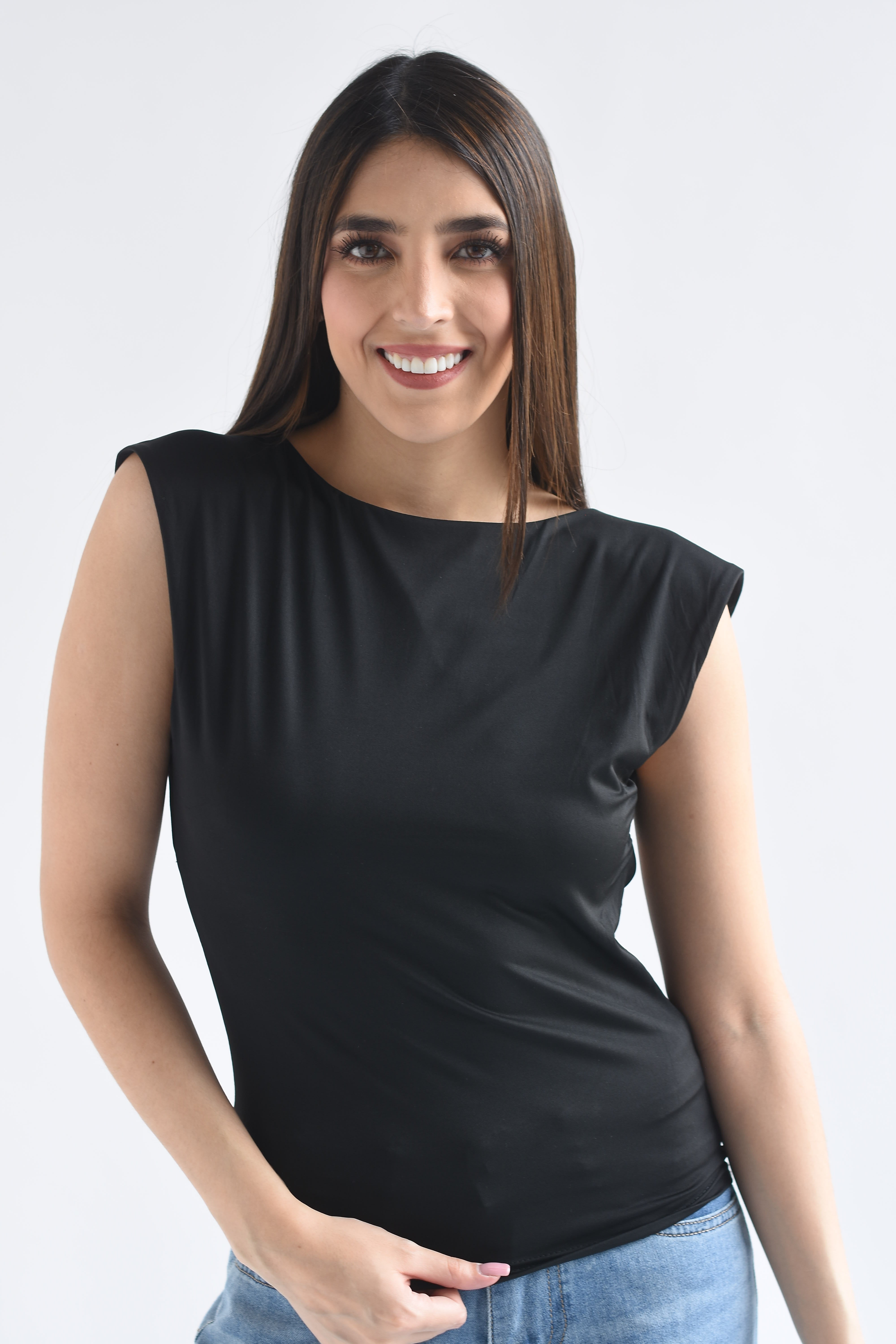 Blusa licra espalda cuadrada