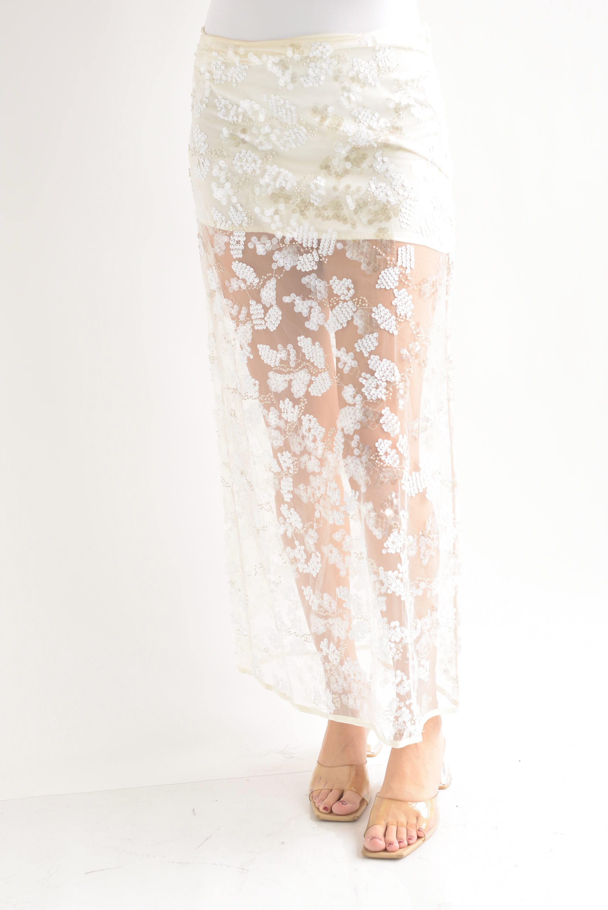 Falda tulle lentejuela