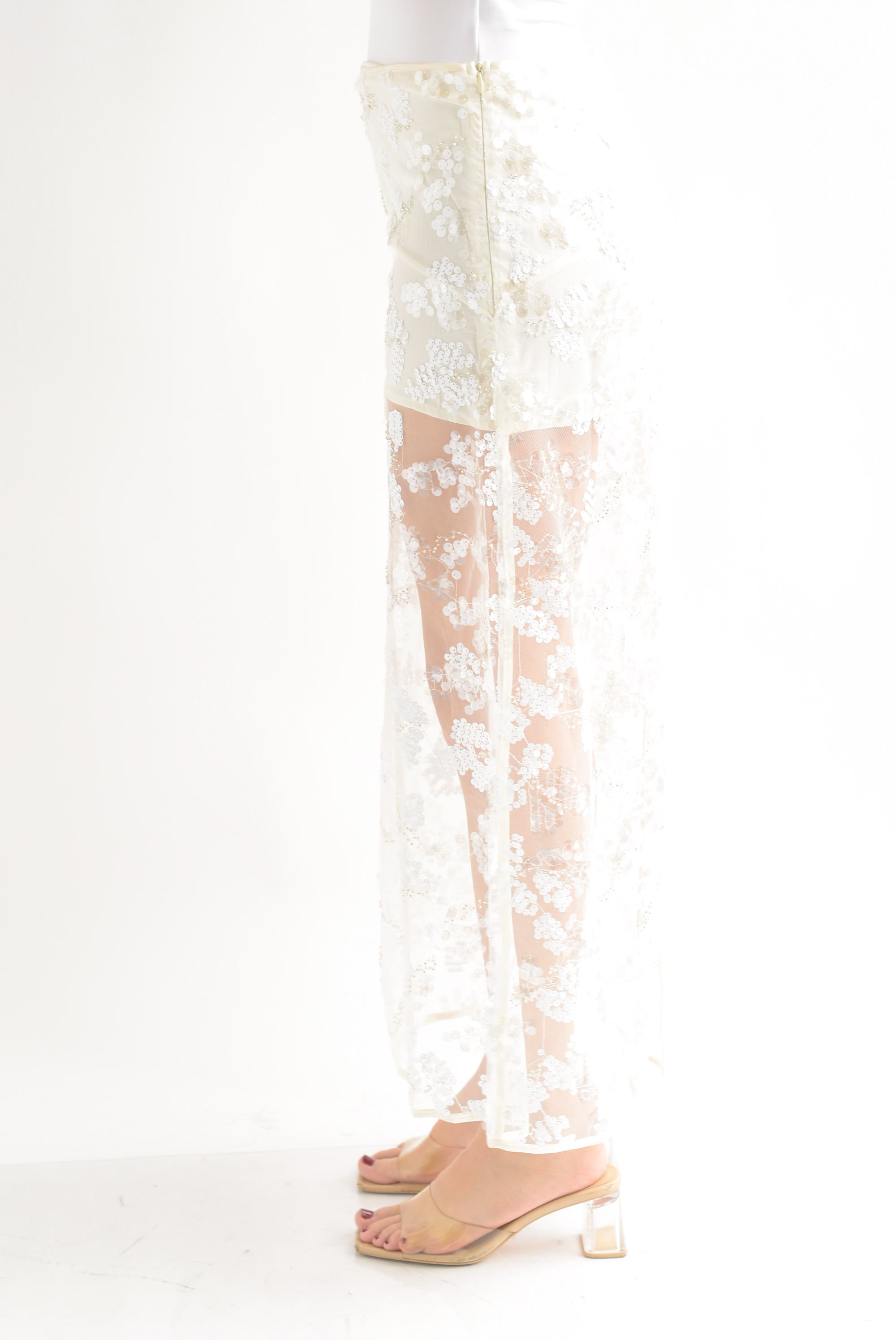 Falda tulle lentejuela