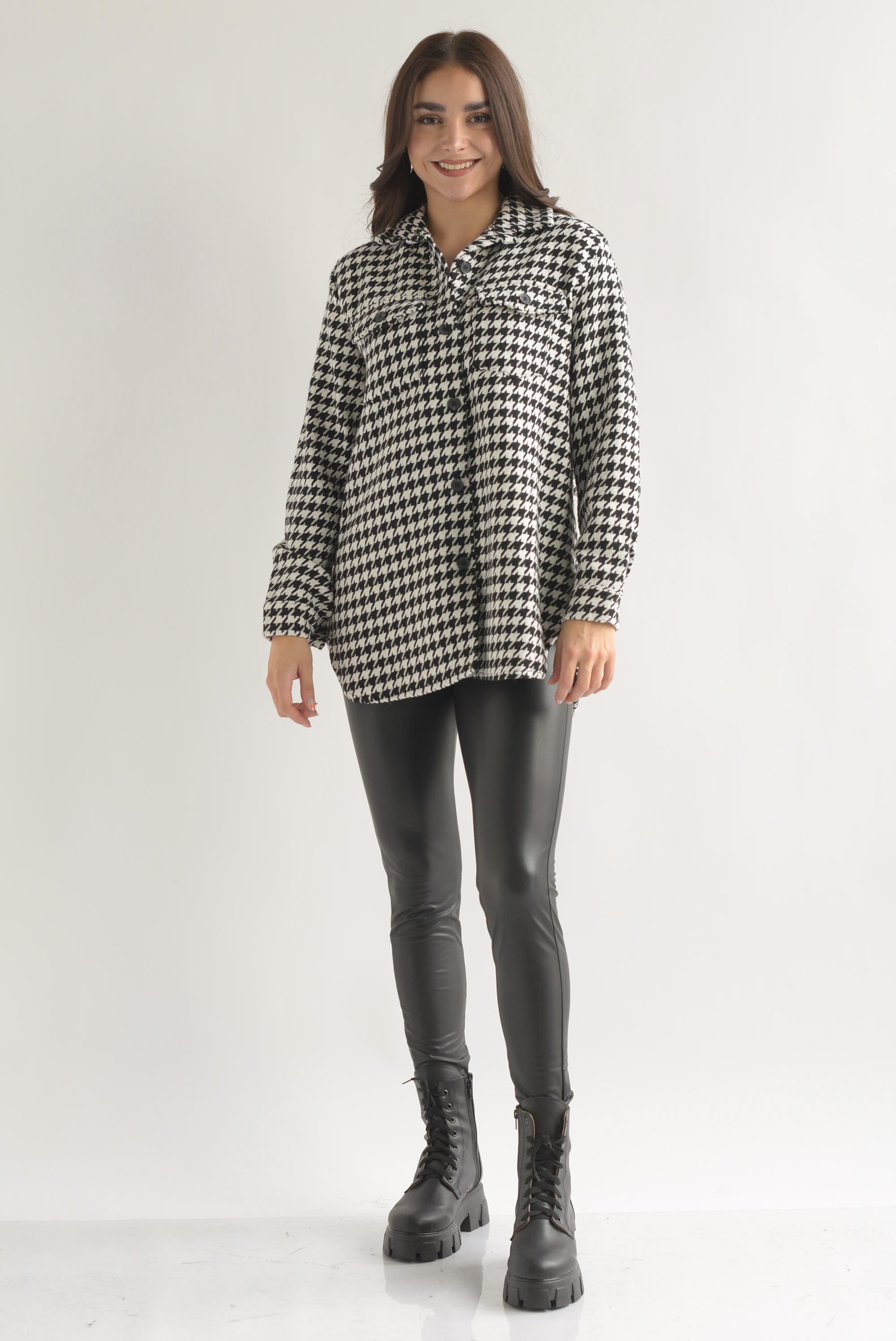 Leggings vinipiel pretina ancha elástica